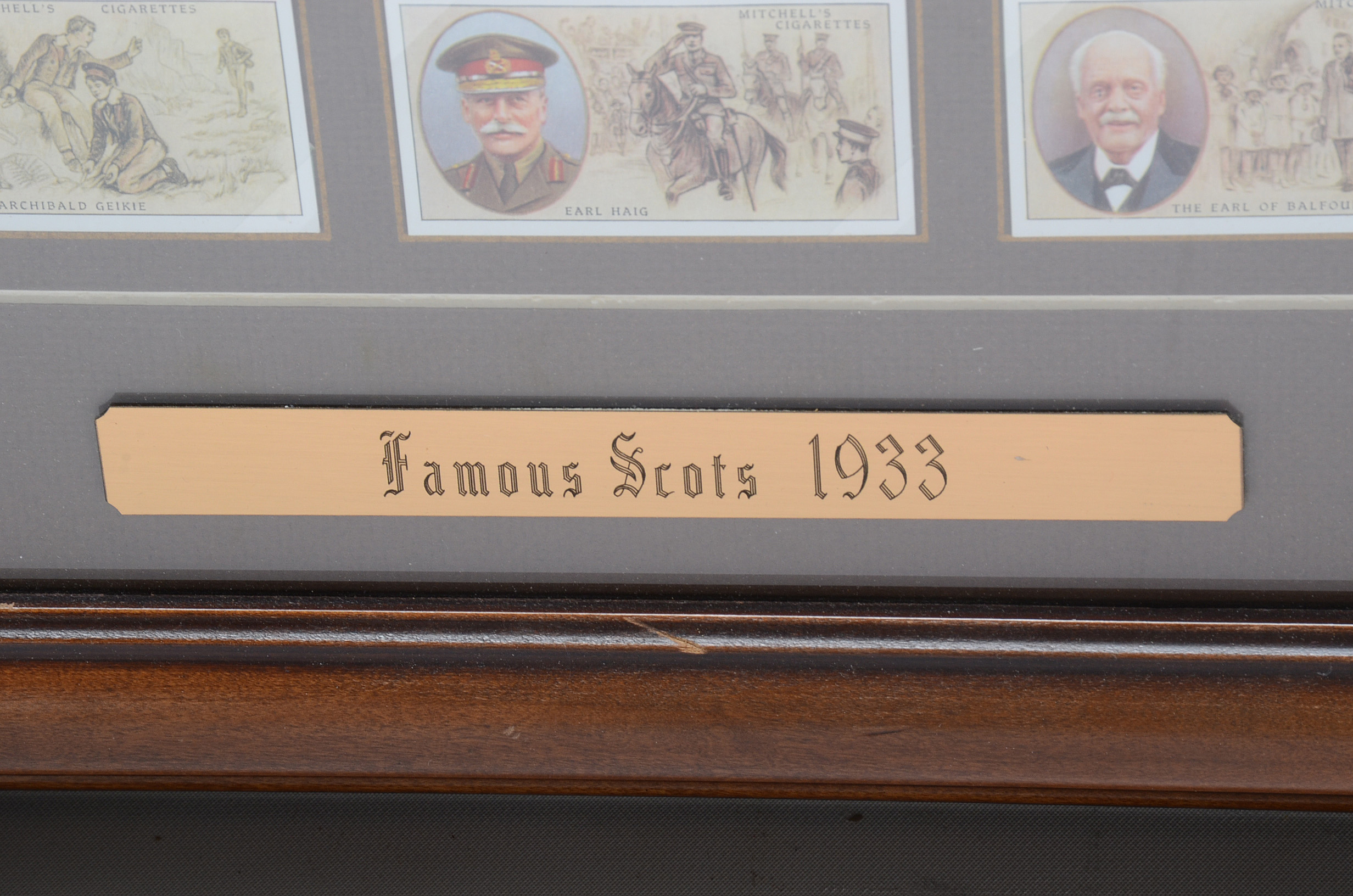 Collection of Vintage Offset Lithograph Cigarette Papers "Famous Scots"