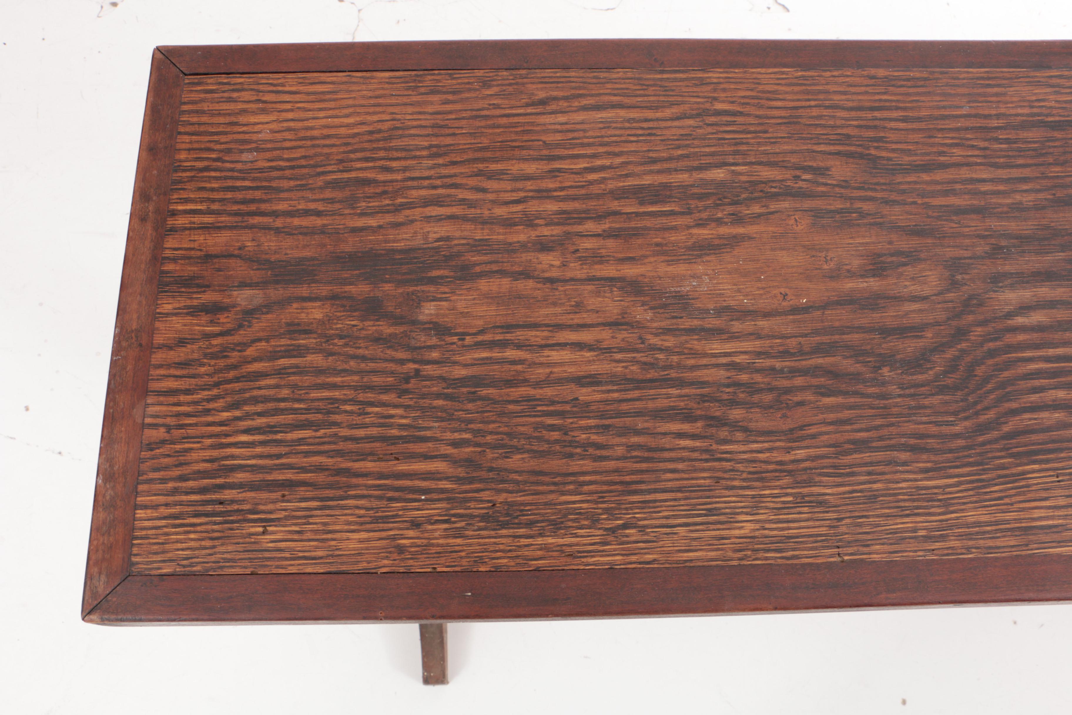 Antique Oak and Cherry Console Table