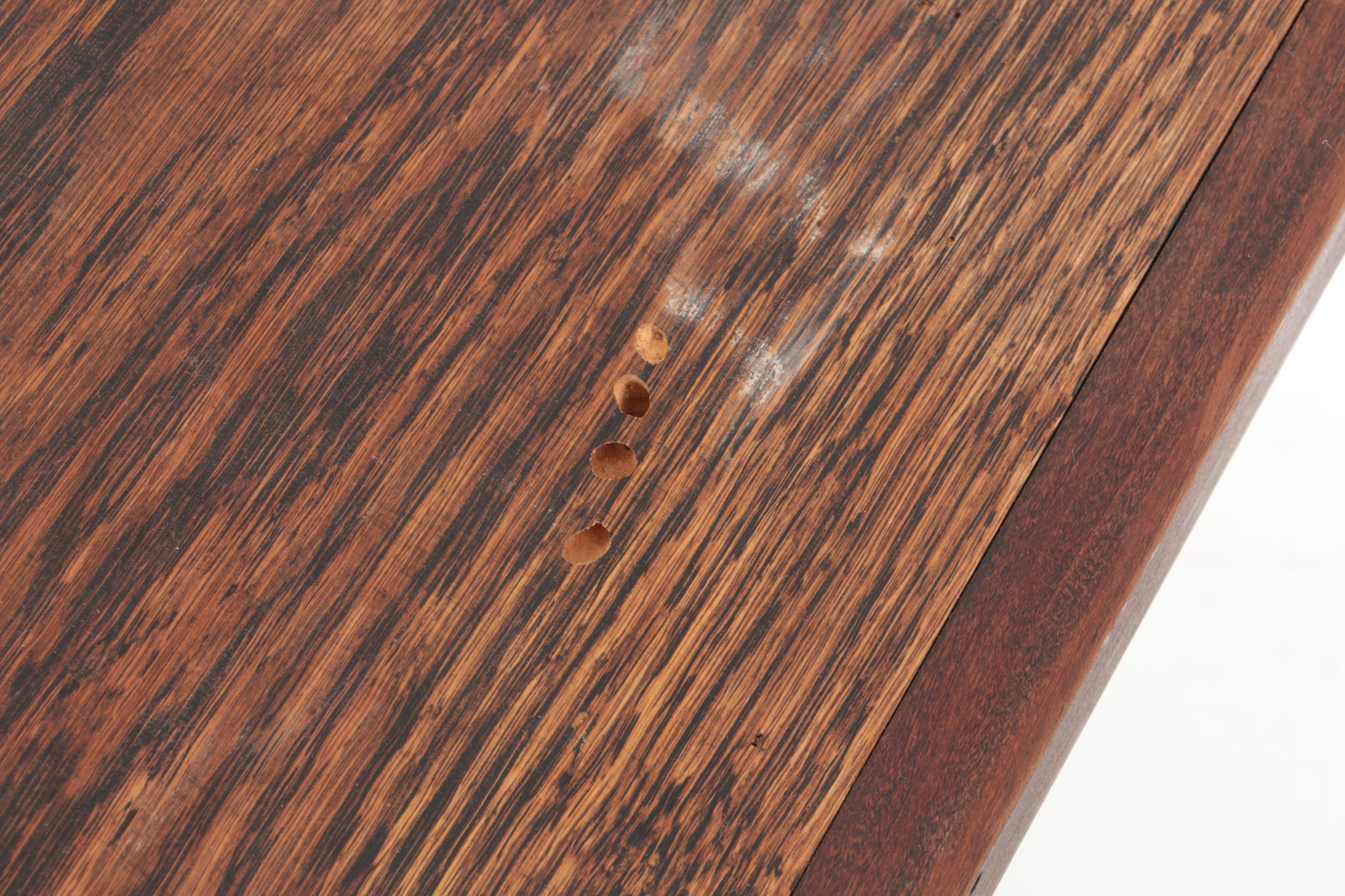 Antique Oak and Cherry Console Table