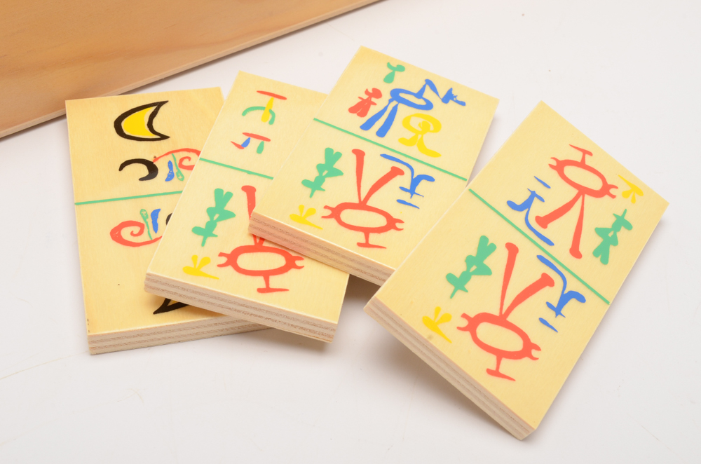 Joan Miró 'Parler Seul' Domino Game Set