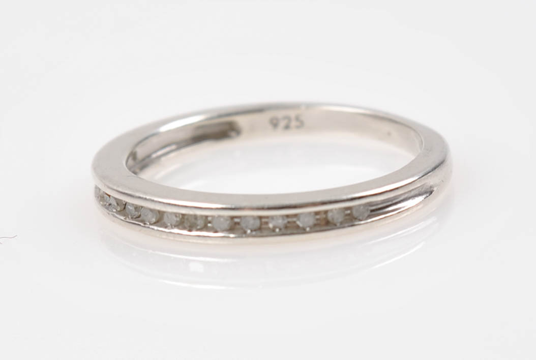 Sterling Silver Diamond Rings