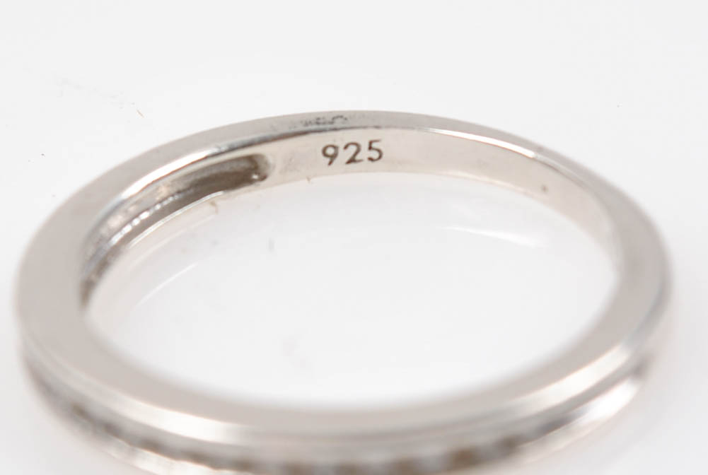 Sterling Silver Diamond Rings