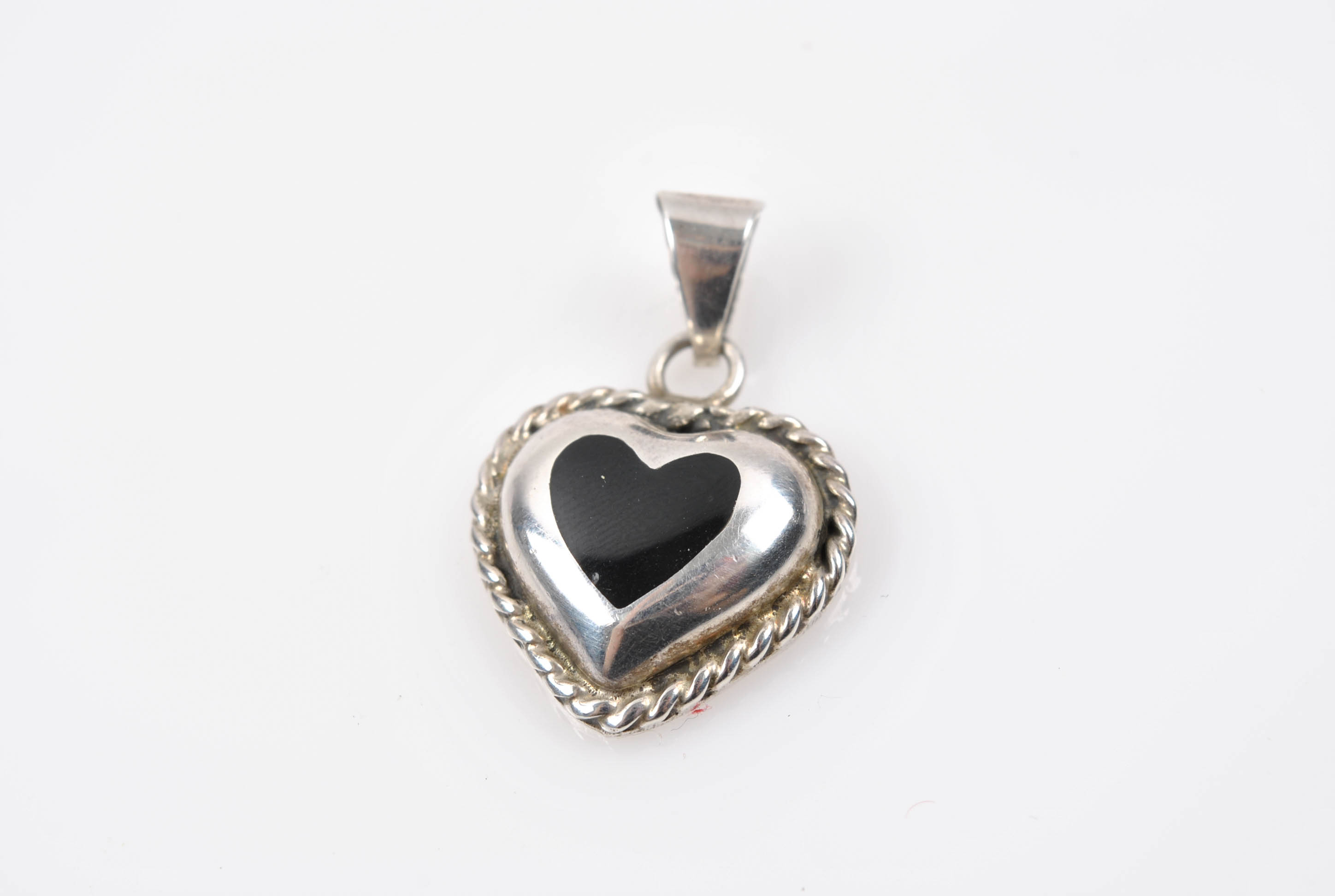 Sterling Silver Pendants Including Lapis Lazuli and Black Onyx Gemstones