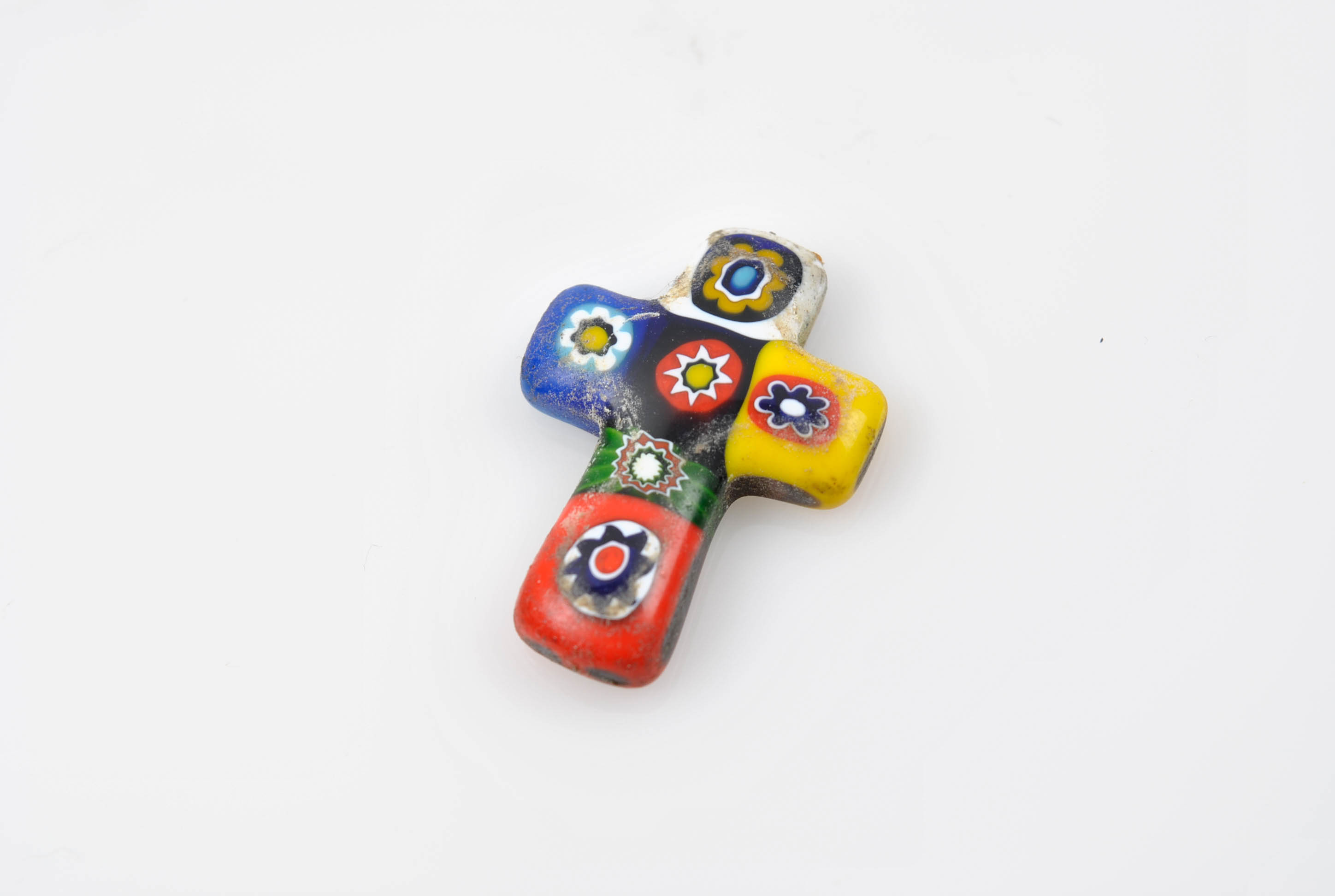 Millefiori Venetian Glass Crosses