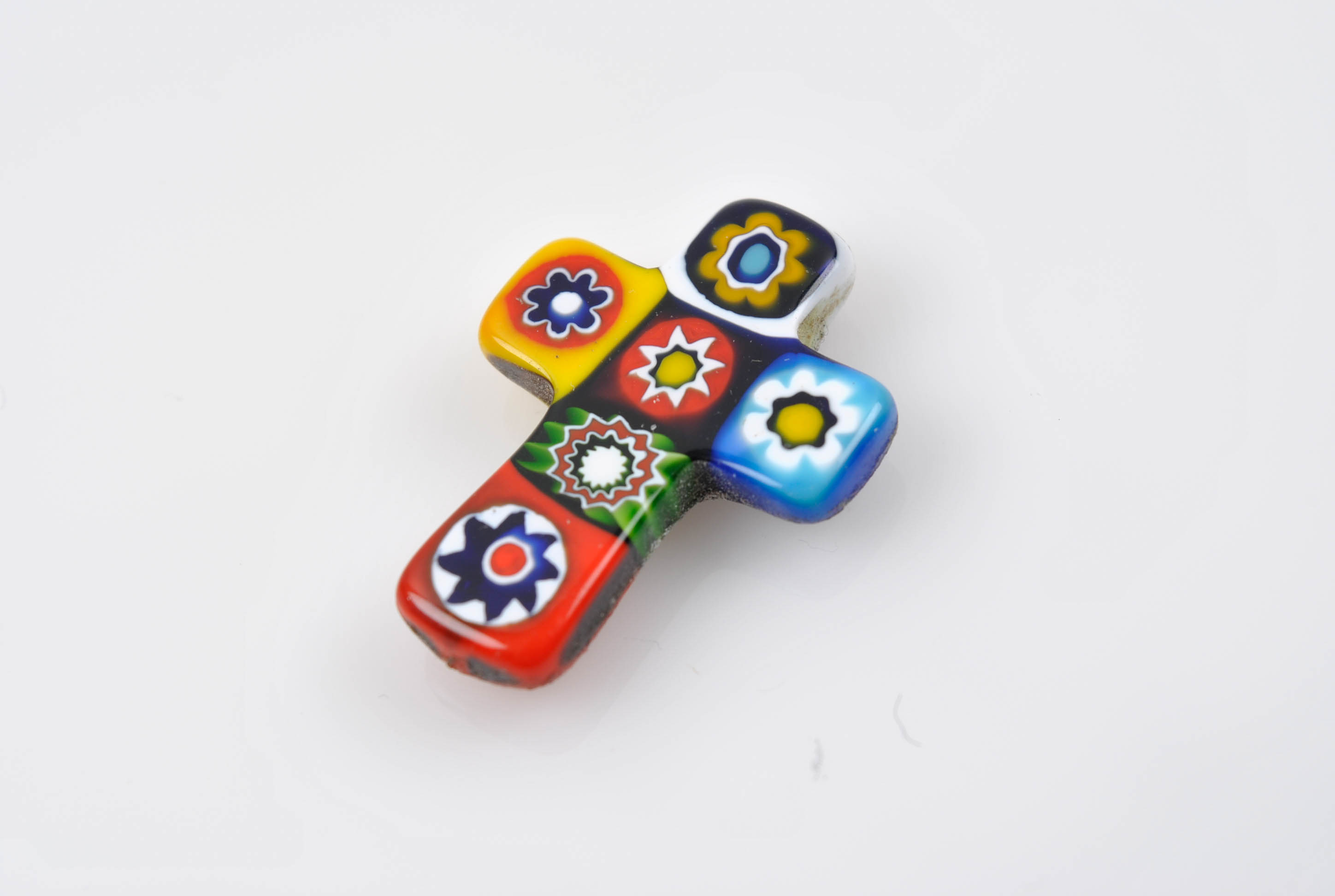 Millefiori Venetian Glass Crosses