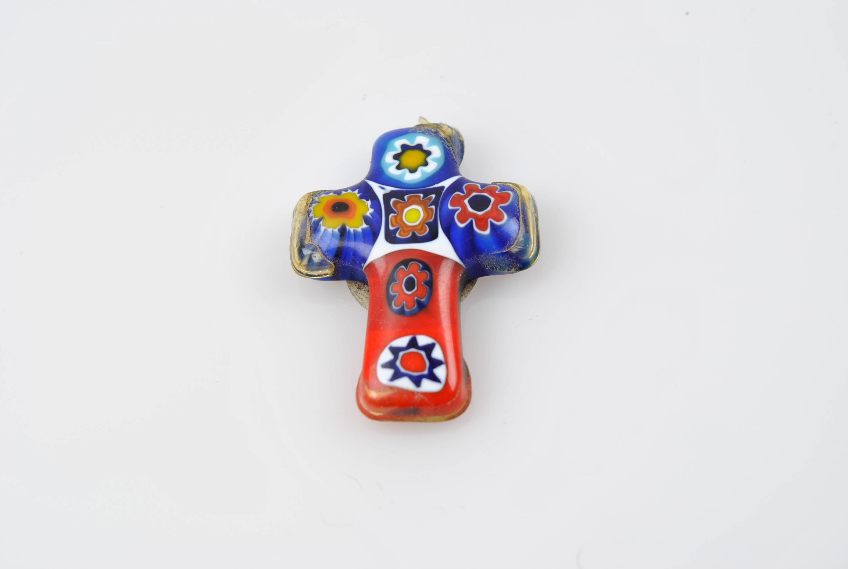 Millefiori Venetian Glass Crosses