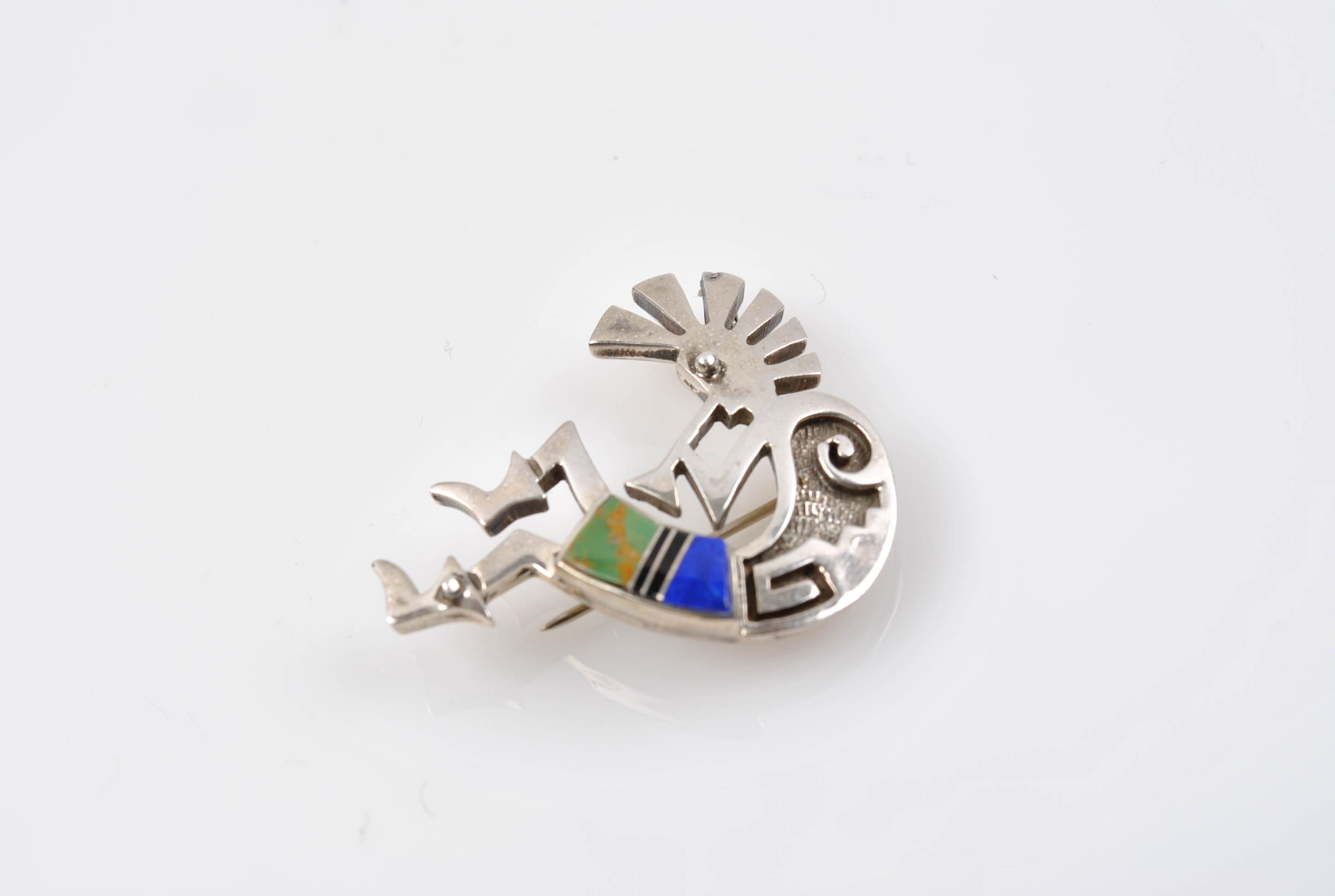 Sterling Silver and 900 Silver Multi-Stone Pins