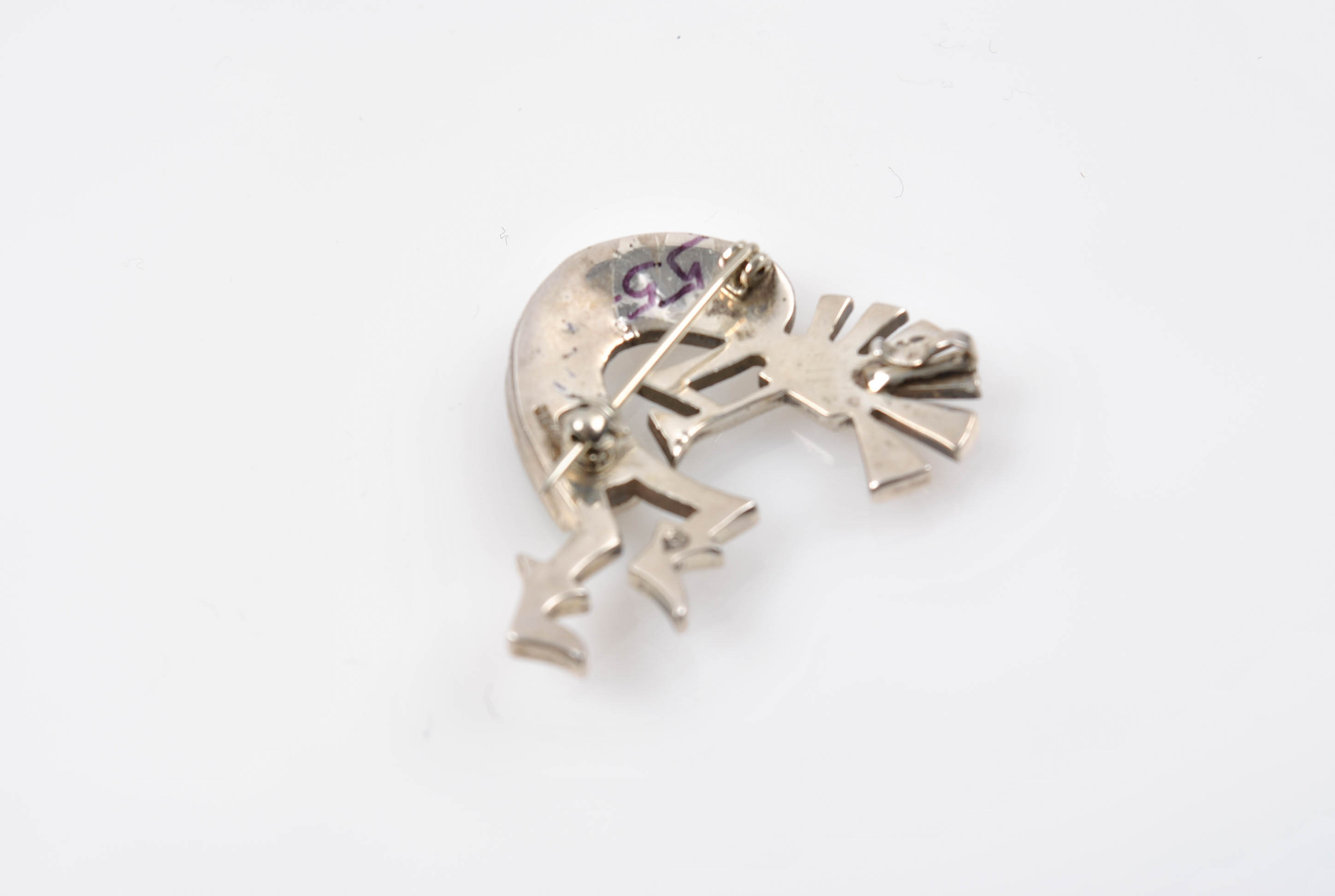 Sterling Silver and 900 Silver Multi-Stone Pins