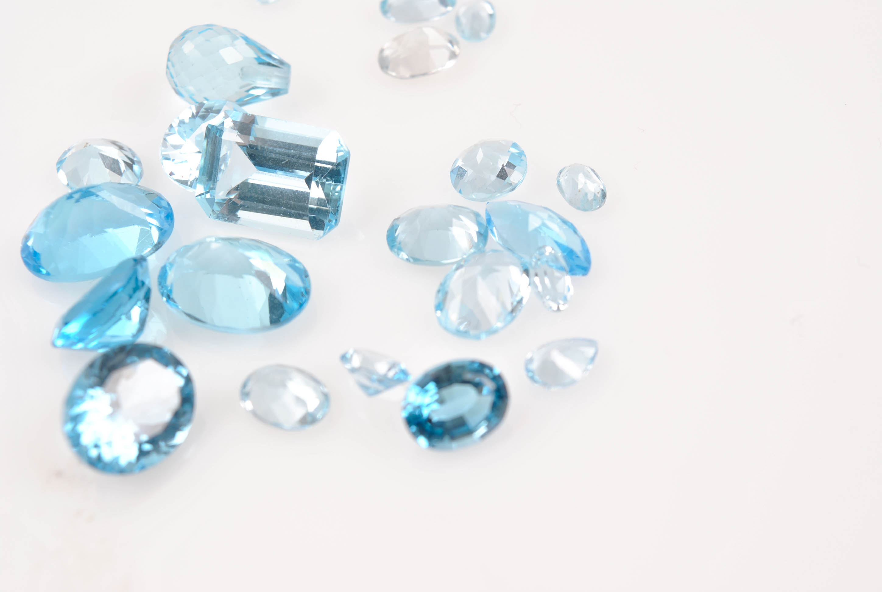 64.82 CTW of Blue Topaz