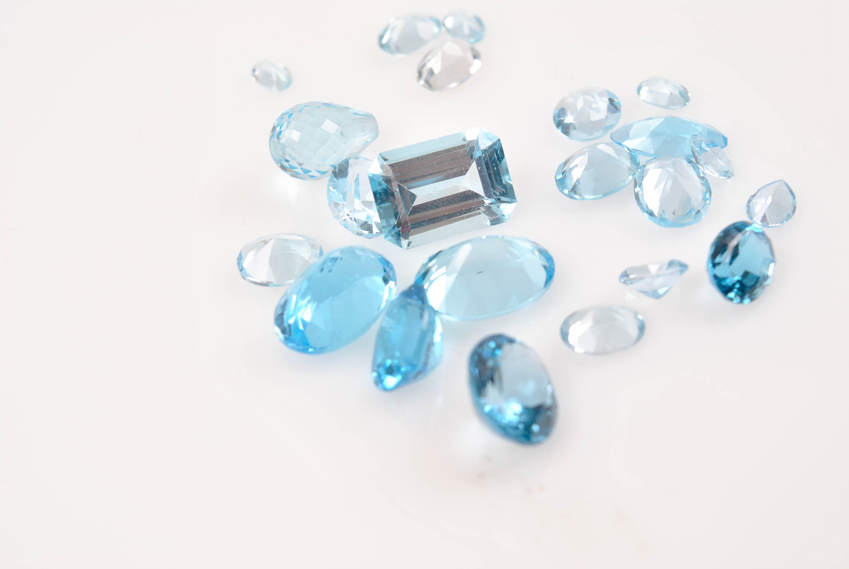 64.82 CTW of Blue Topaz