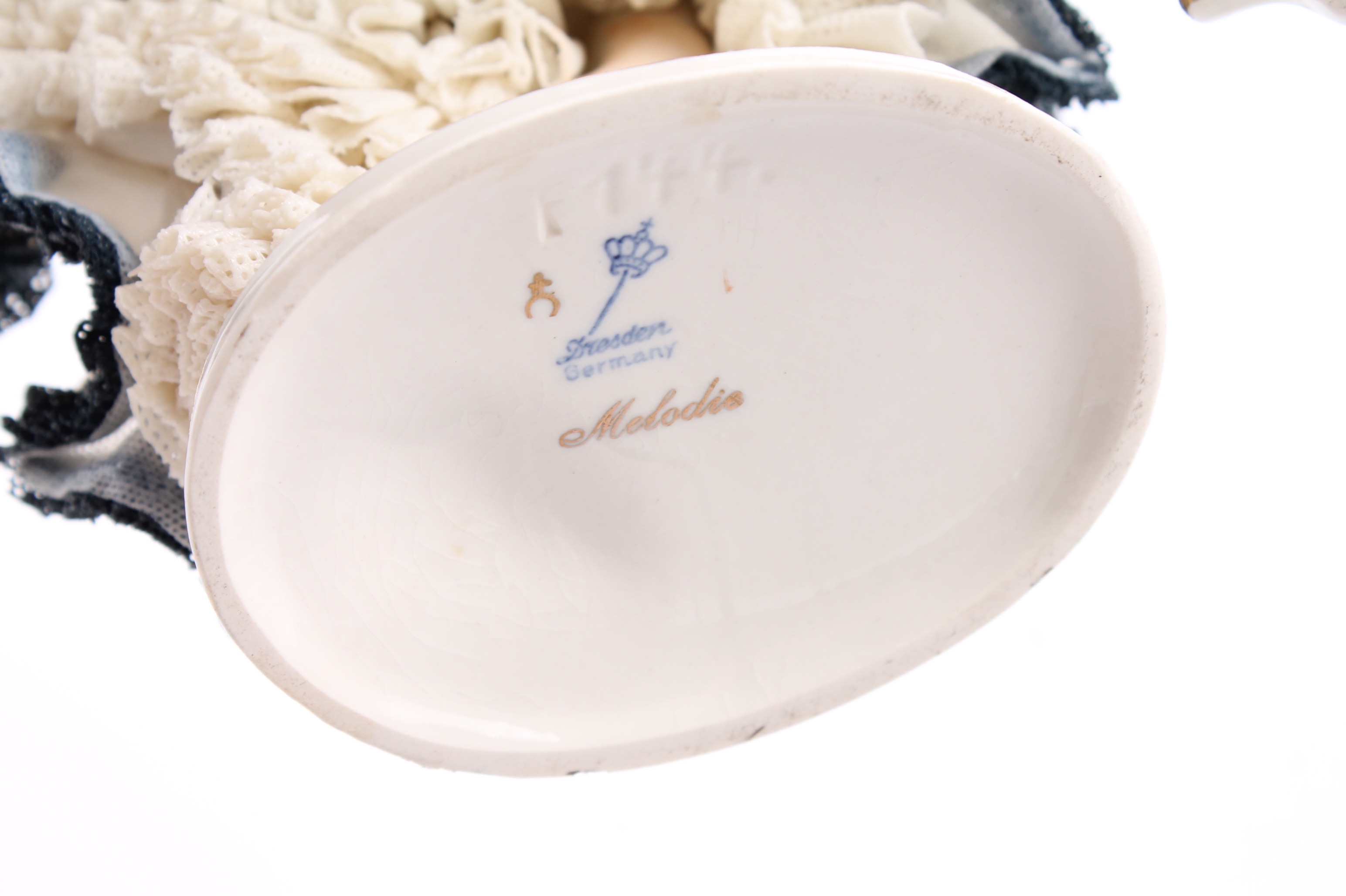 Vintage Dresden Lace Figurines Featuring Muller Volkstedt Irish Lace Swan