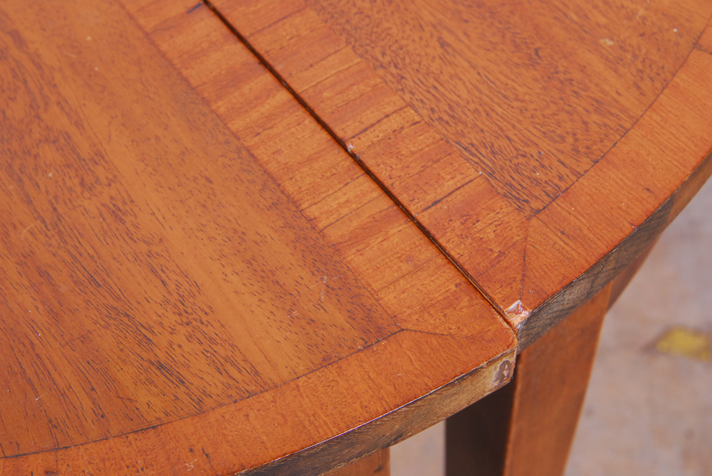 Half Circle Side Table Pair