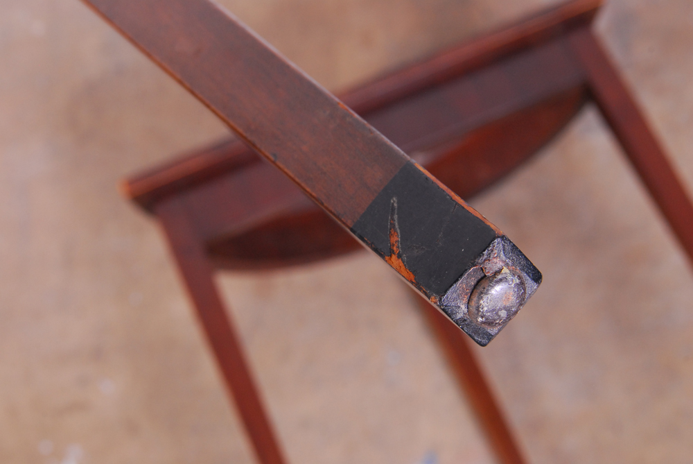 Half Circle Side Table Pair