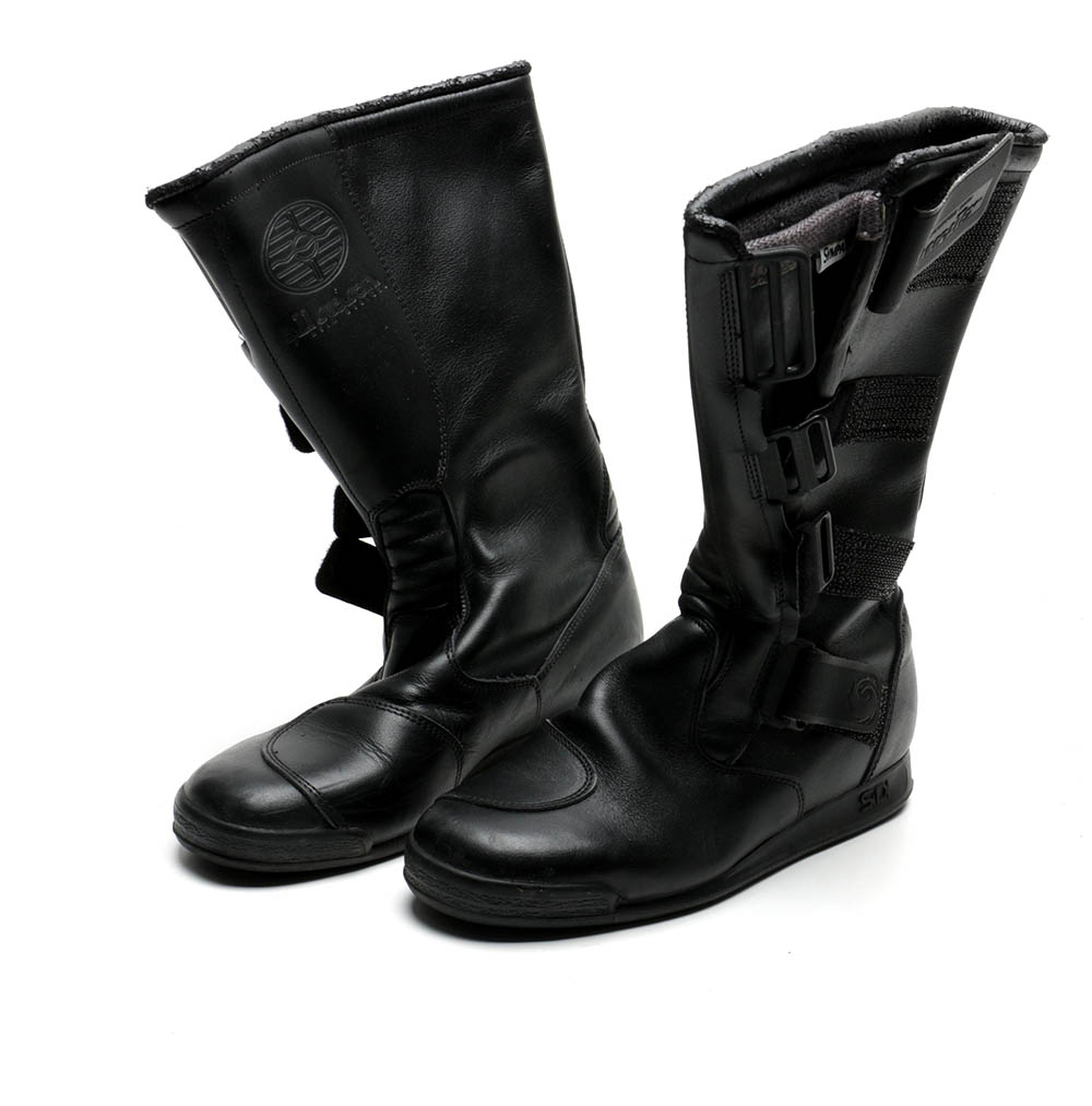 Motorcycle Gear Including Sidi Boots, Shoei Helmet, All Season Pants and Other