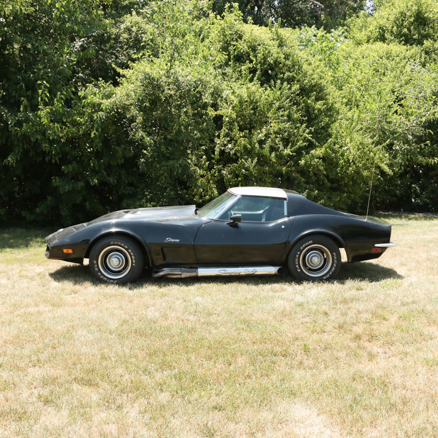 1973 Black Chevrolet Corvette Stingray