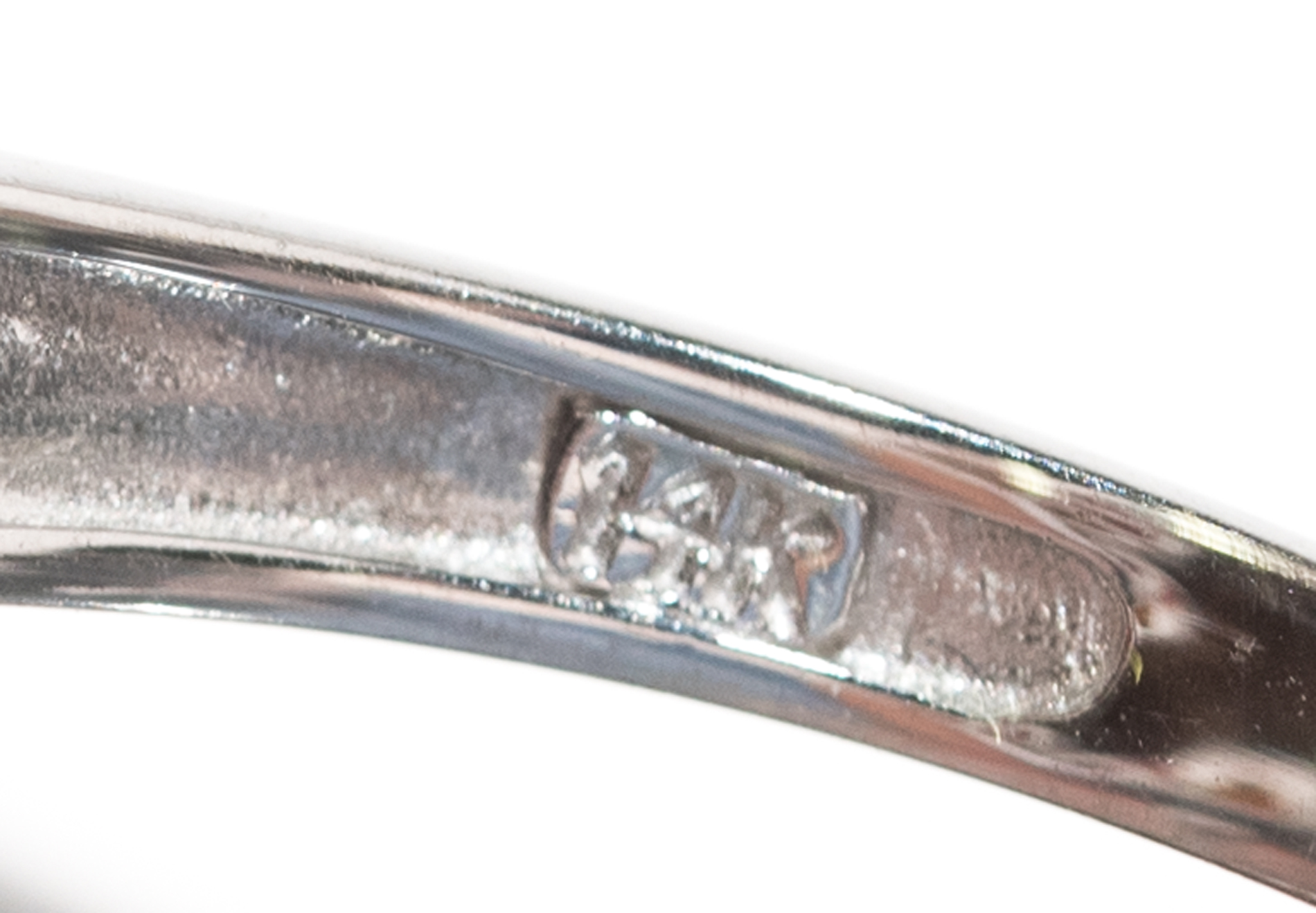 14K White Gold, Green Glass, Diamond, and Multi-Gemstone Ring