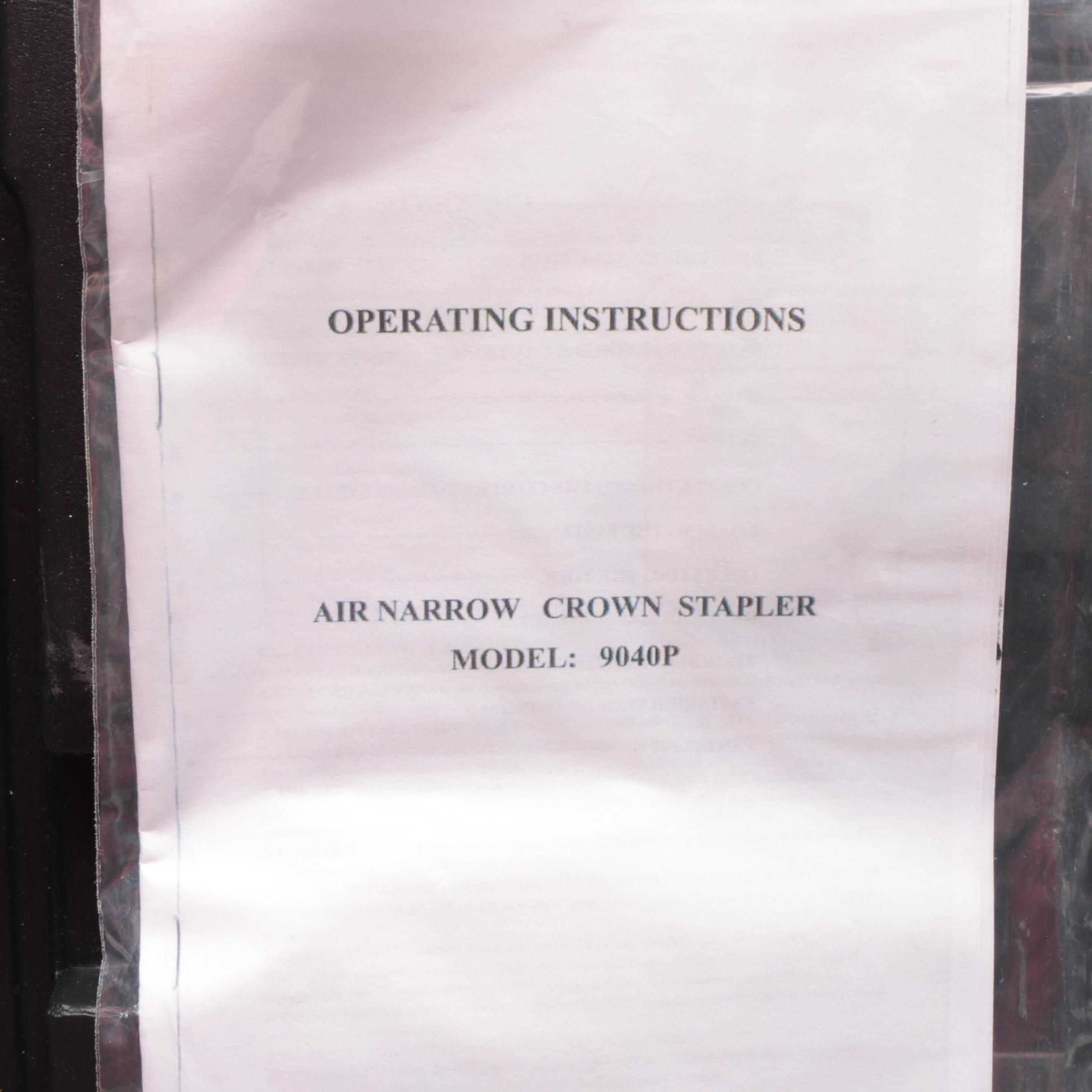 "Nex-Way" Eighteen Gauge Pneumatic Staple Gun With Case