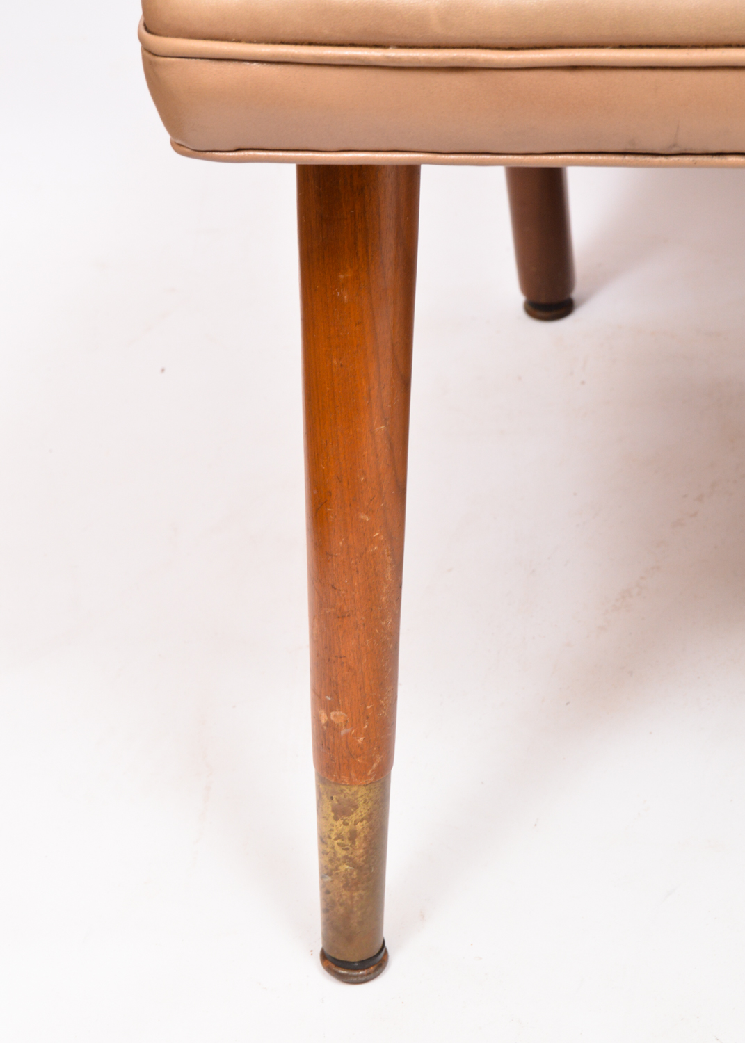 Mid Century Modern Vinyl Upholstered Chairs by B.L. Marble Chair Co.