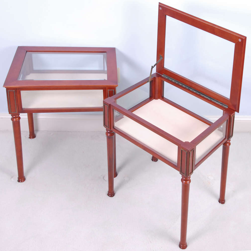 Vitrine Tables by The Bombay Company