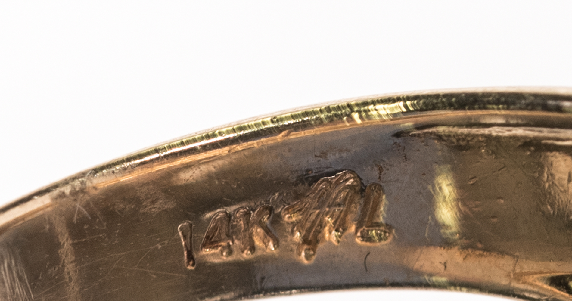 14K Yellow Gold, 1.00 CTW Sapphire, and Diamond Channel Set Ring