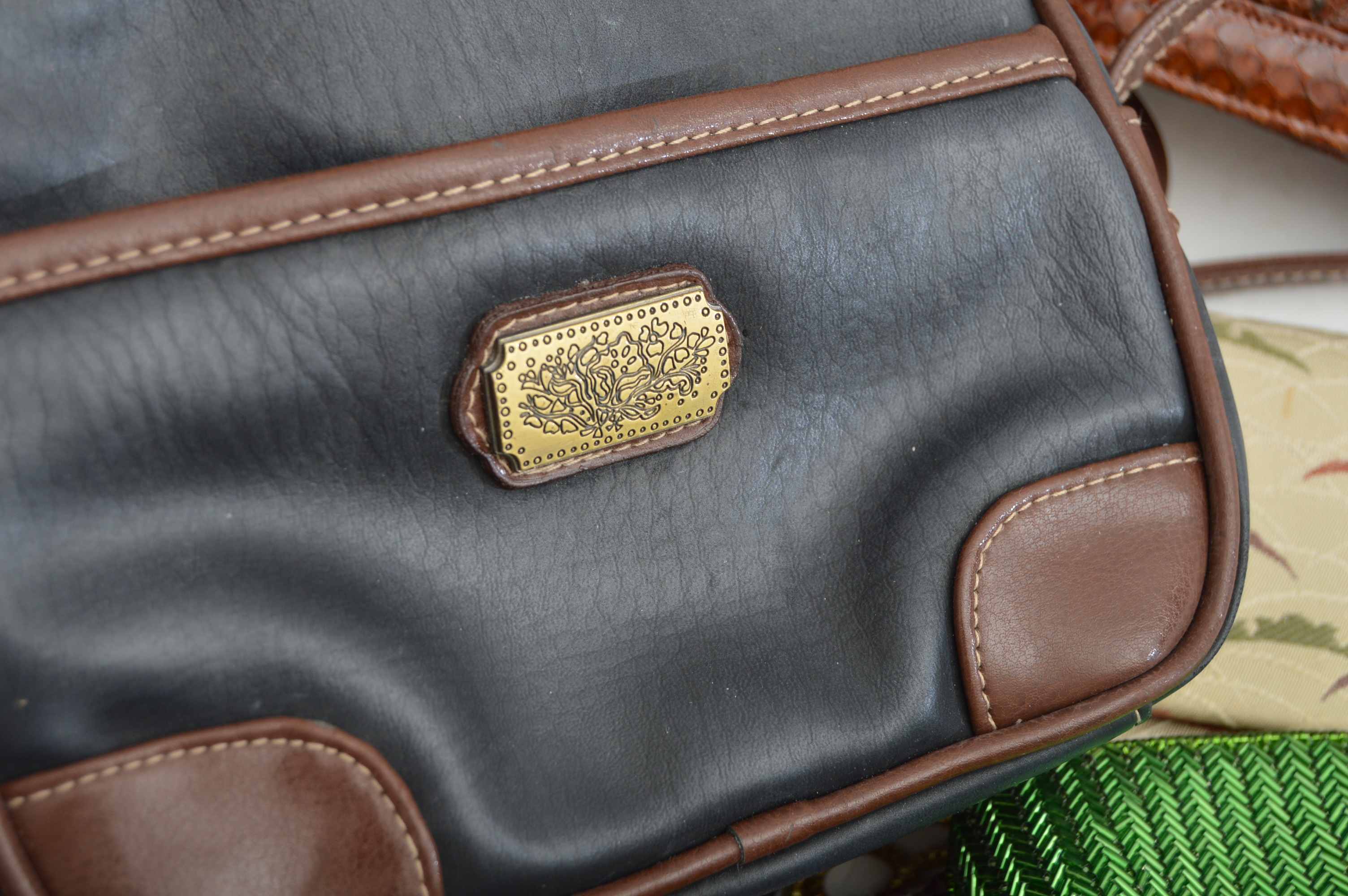 Vintage Handbags with Beaded, Eel Skin, Snakeskin