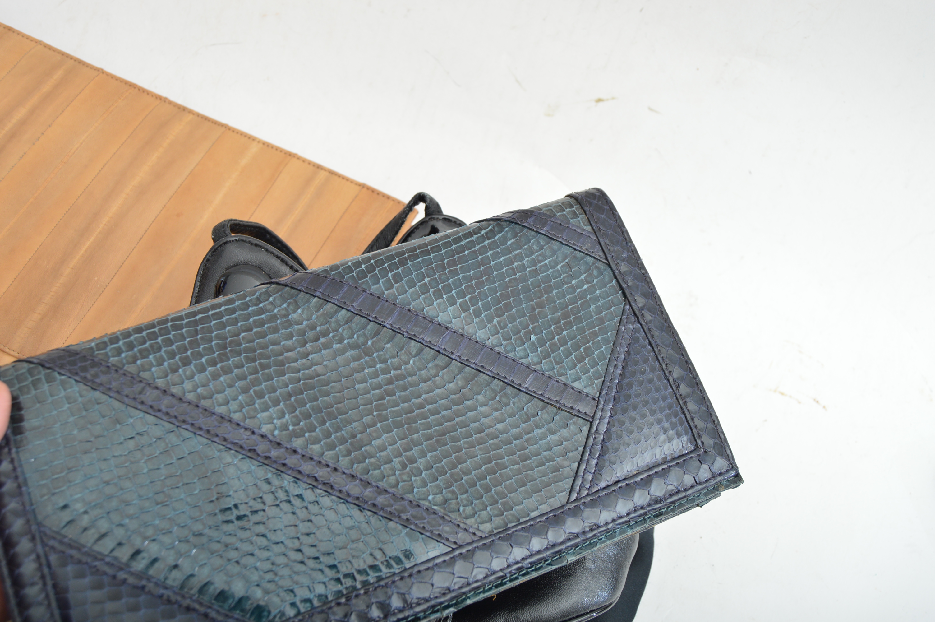 Vintage Handbags with Beaded, Eel Skin, Snakeskin