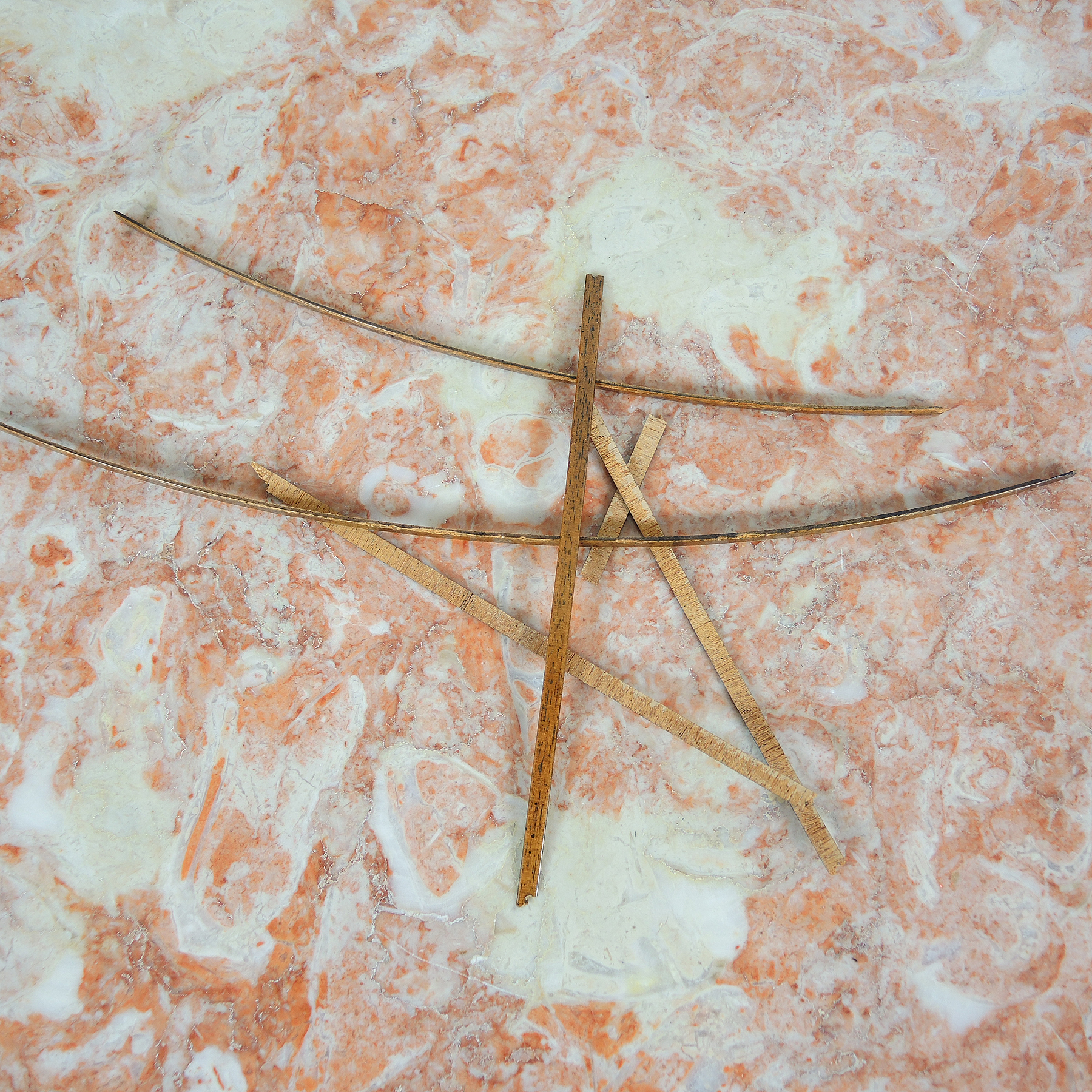 Vintage Round Marble Top Coffee Table