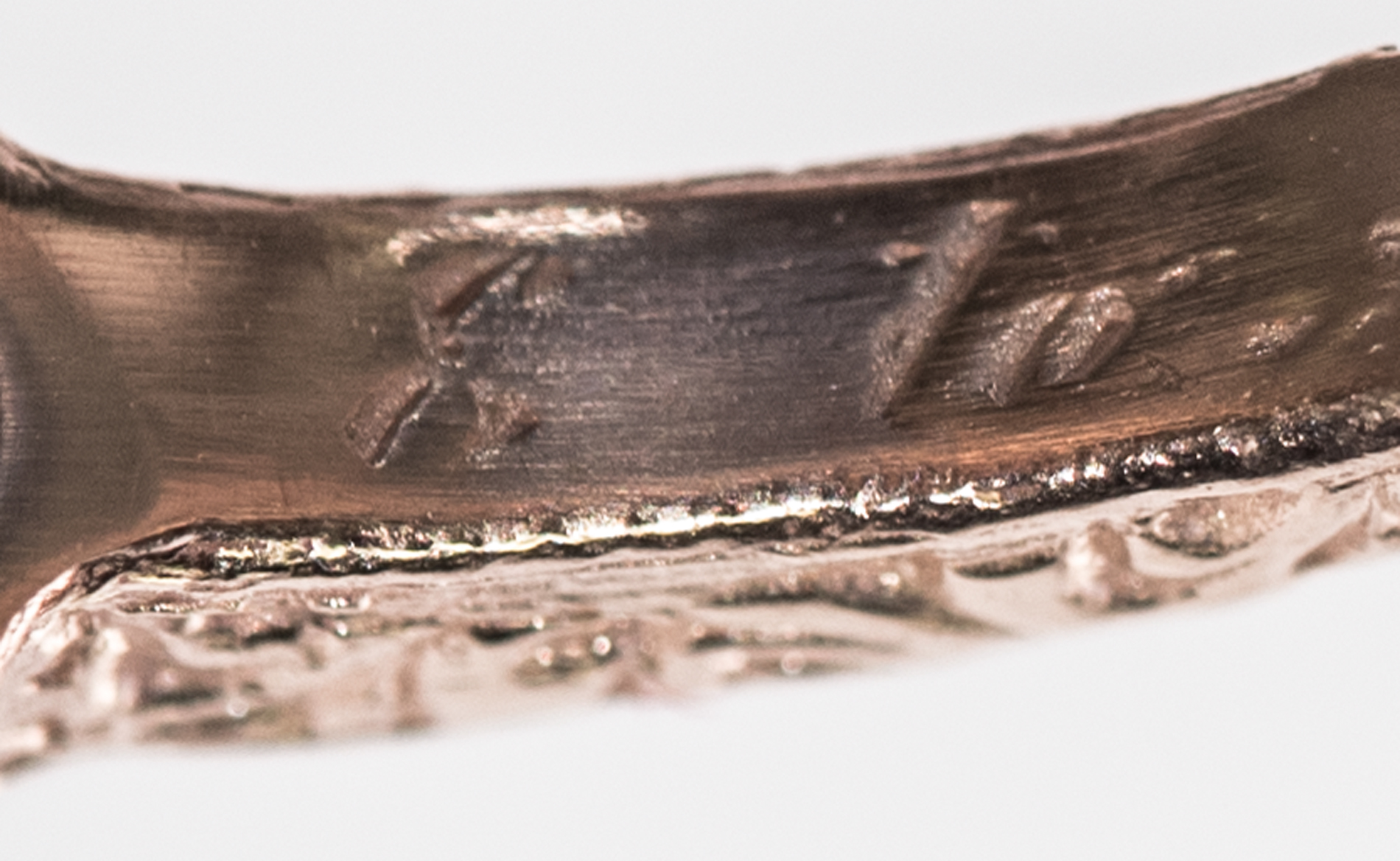 14K Yellow and Rose Gold and Alexandrite Ring