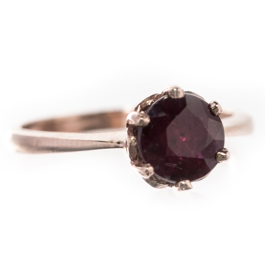 14K Rose Gold and 1.53 CT Ruby Ring