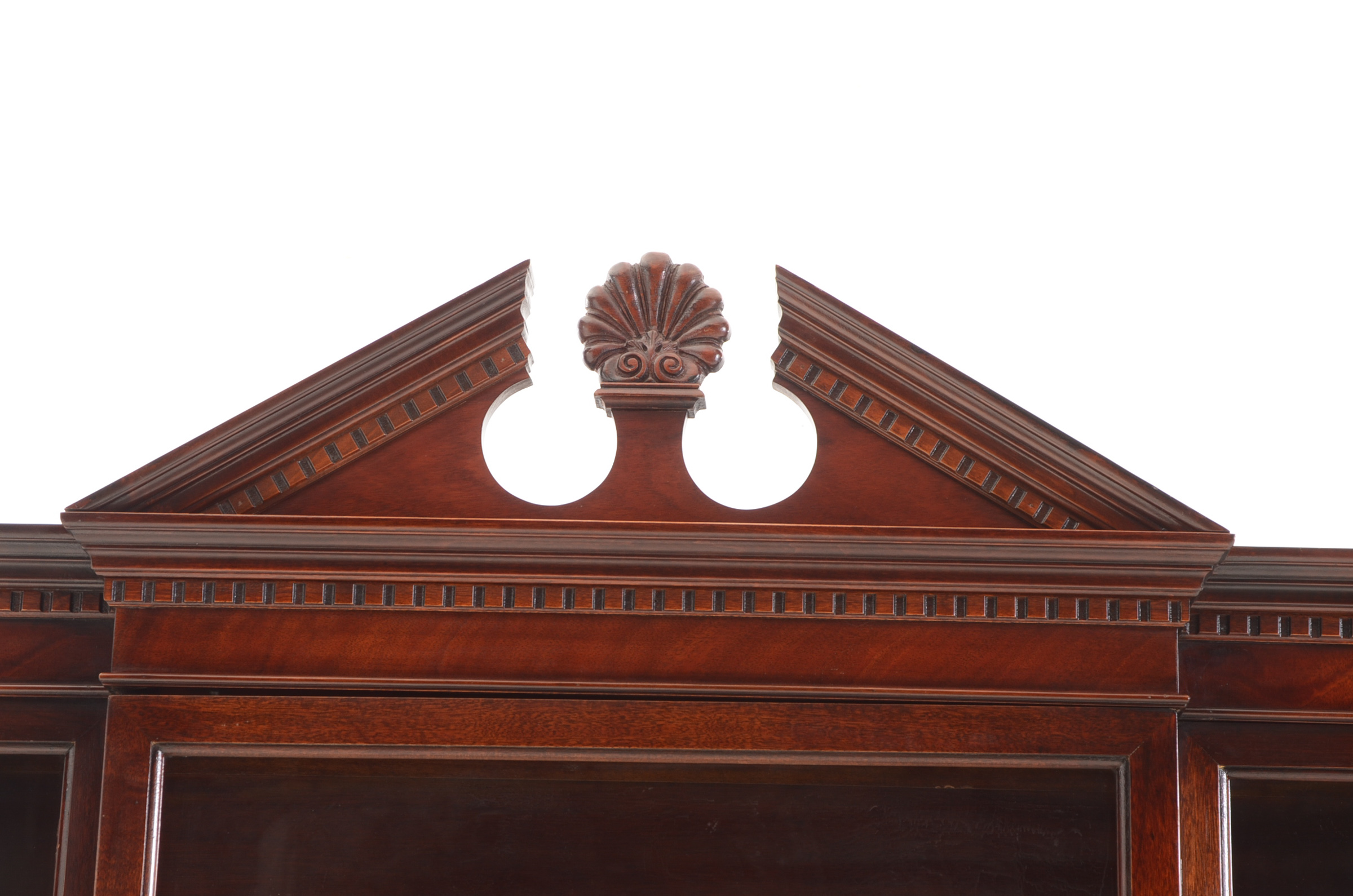 Mahogany Breakfront Secretary Desk by American of Martinsville