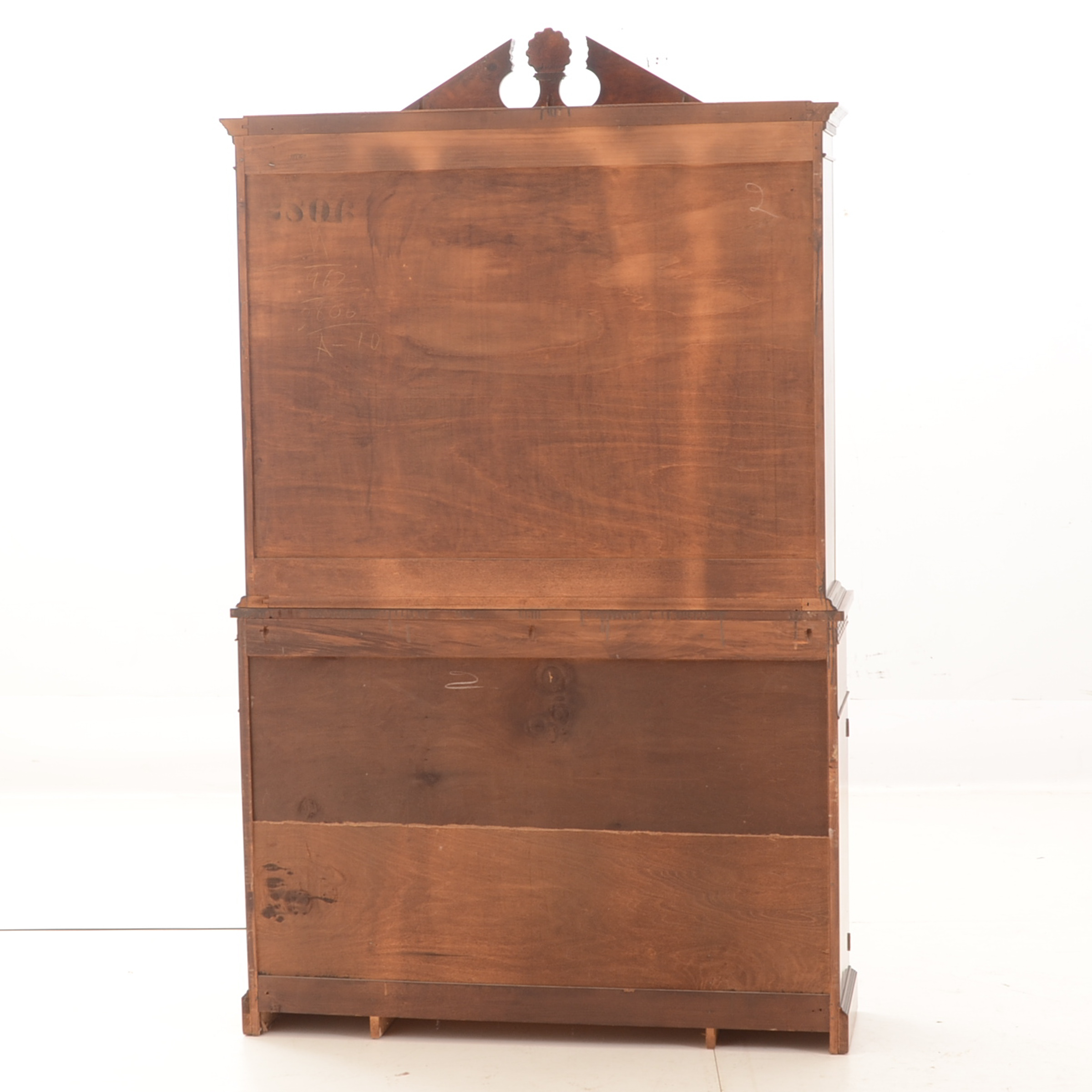 Mahogany Breakfront Secretary Desk by American of Martinsville