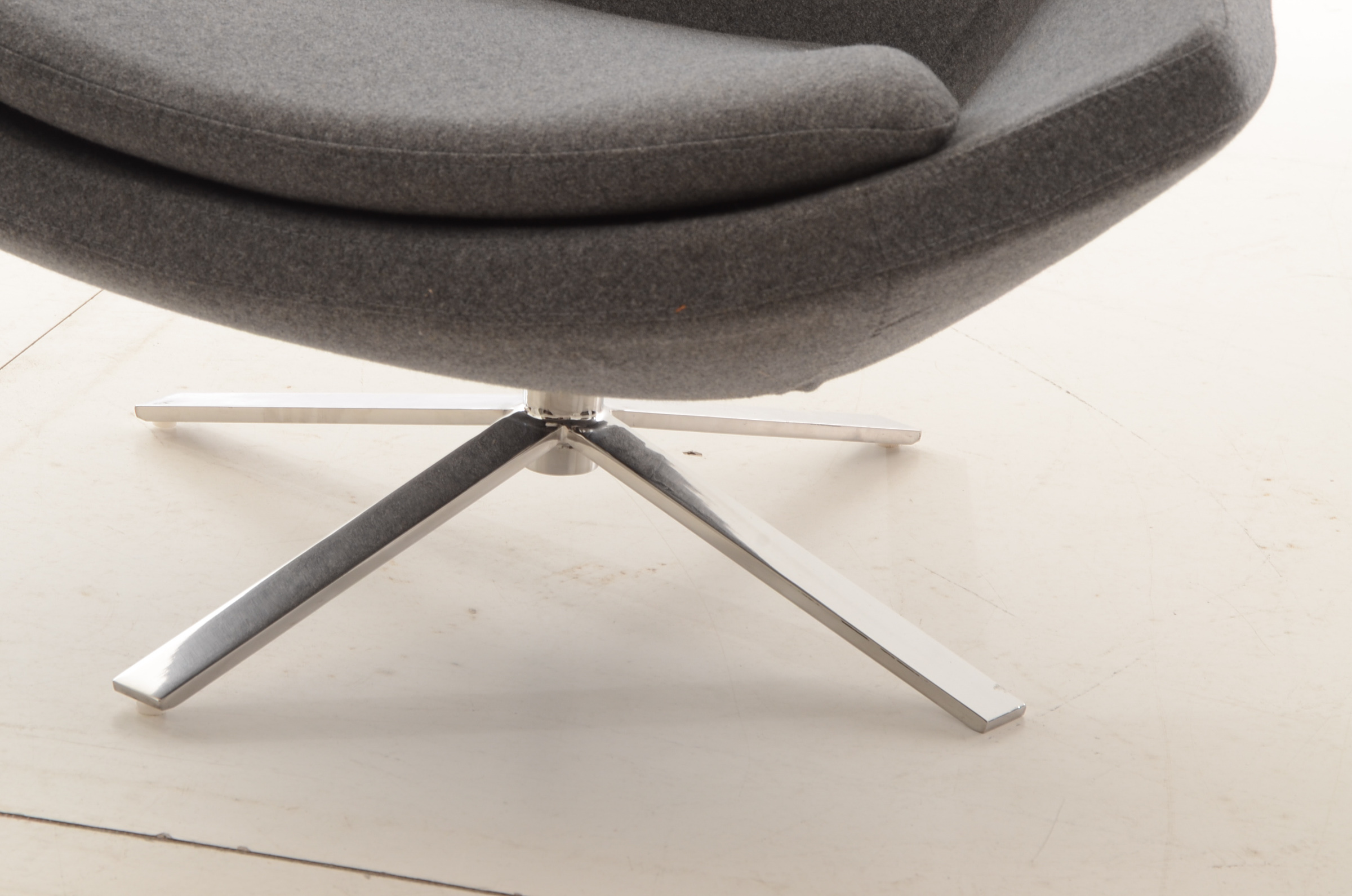 Retropolitan Modern Cashmere Lounge Wing Chair