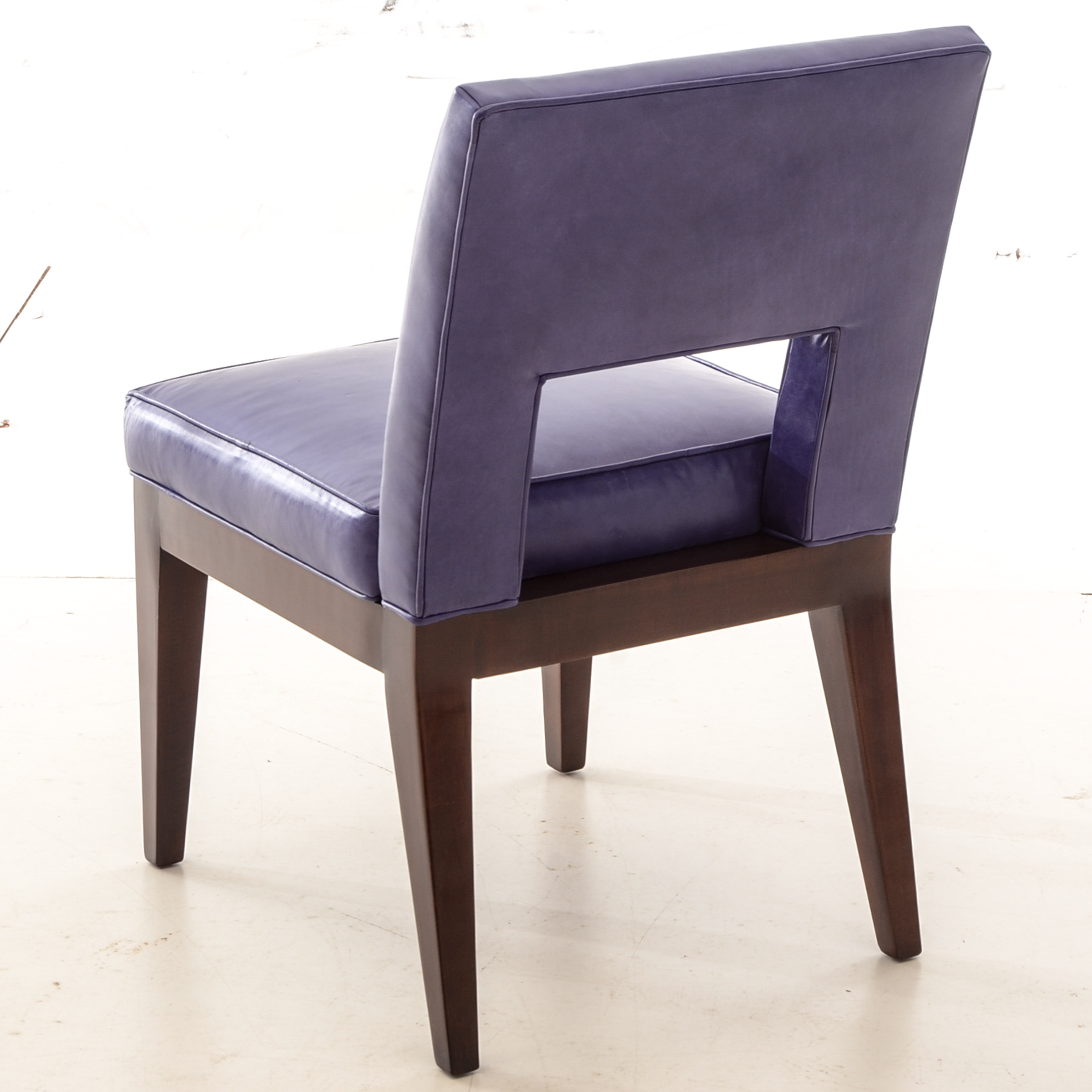 Leathercraft Riviera Heliotrope Mid Century Modern Style Dining Chair