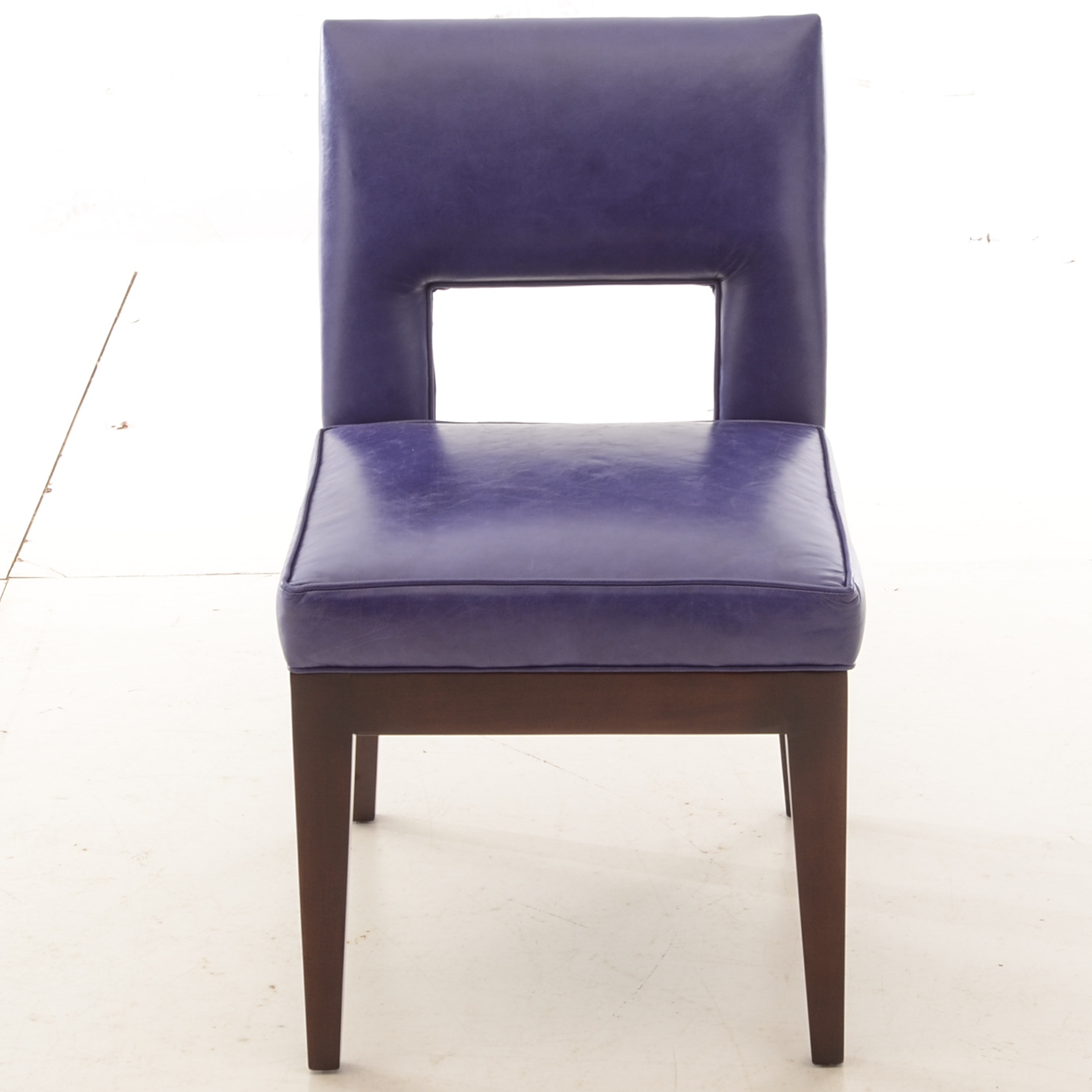 Leathercraft Riviera Heliotrope Mid Century Modern Style Dining Chair