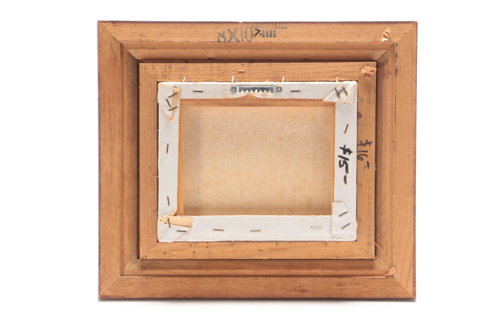 Adair Signed Oil Painting on Canvas of Mediterranean Scene