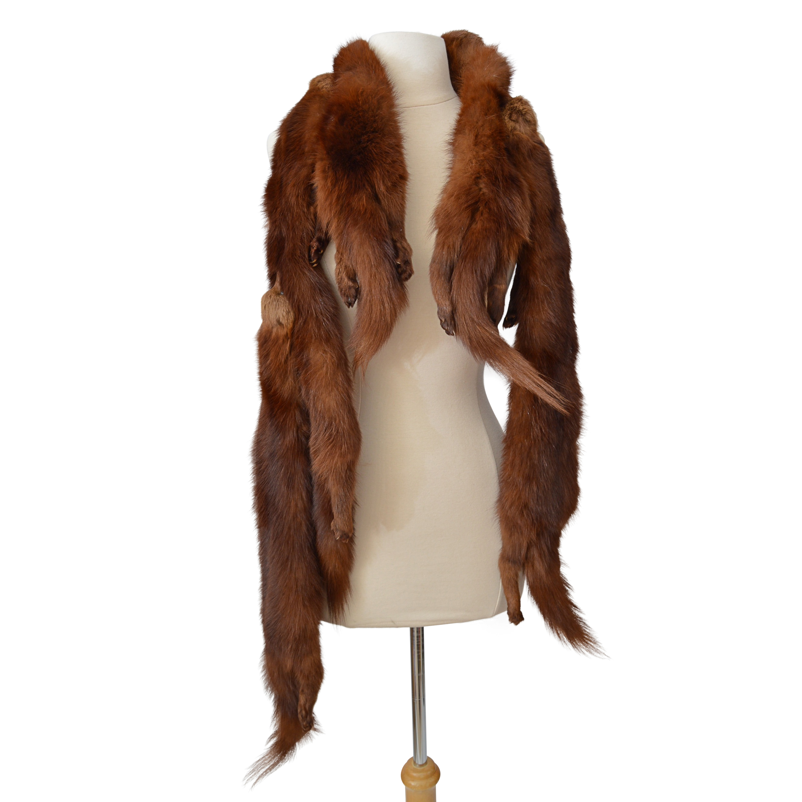 Vintage Fox Pelt Fur Stole