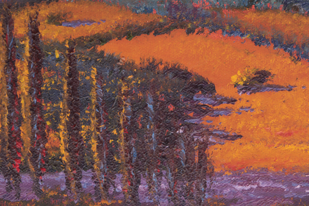 Sesillie Girelli Oil Painting on Canvas "Tuscan Country Road"