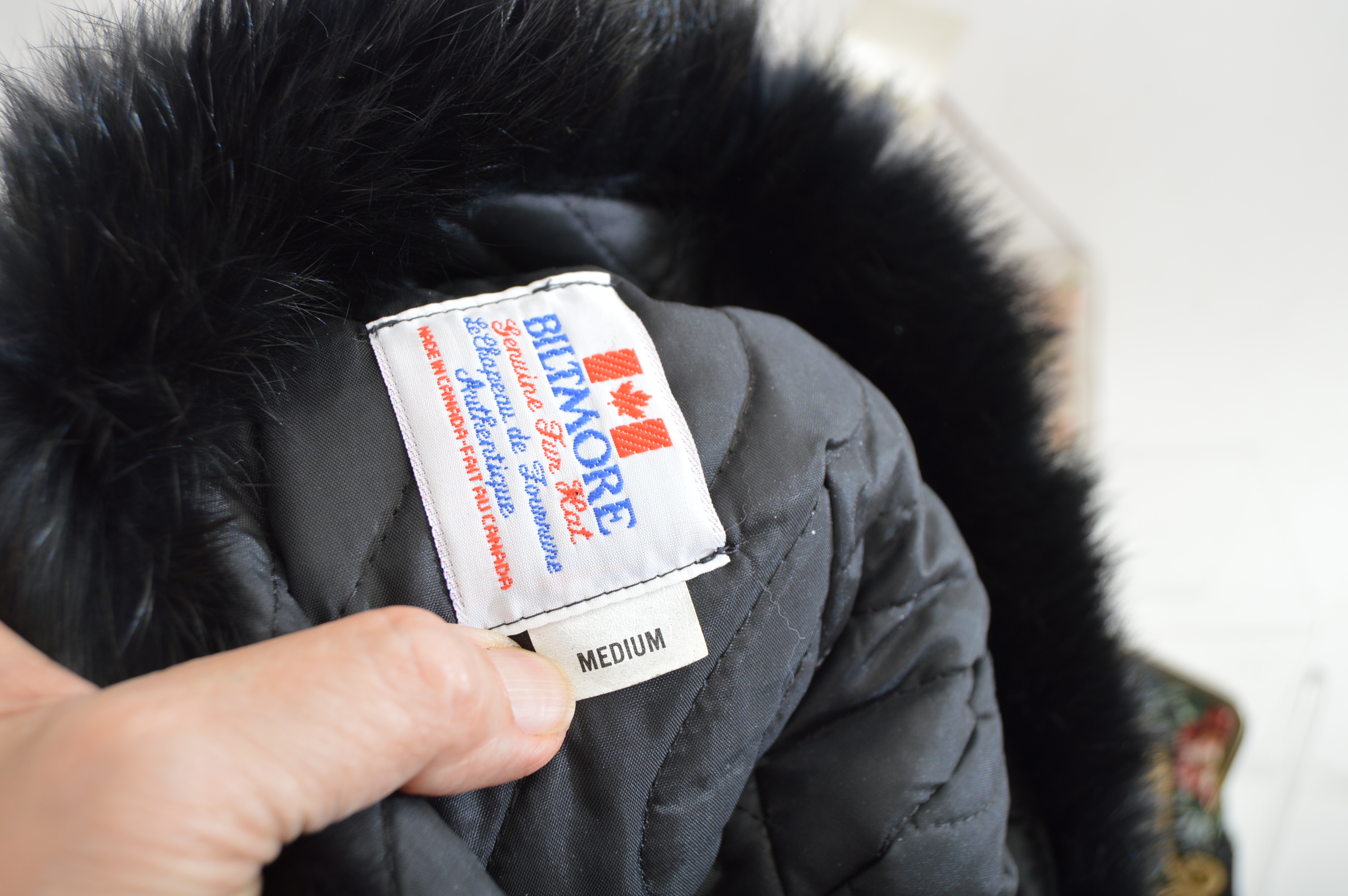 Vintage Biltmore Canadian Genuine Fur Trapper Hat, Fur Collar, Accessories