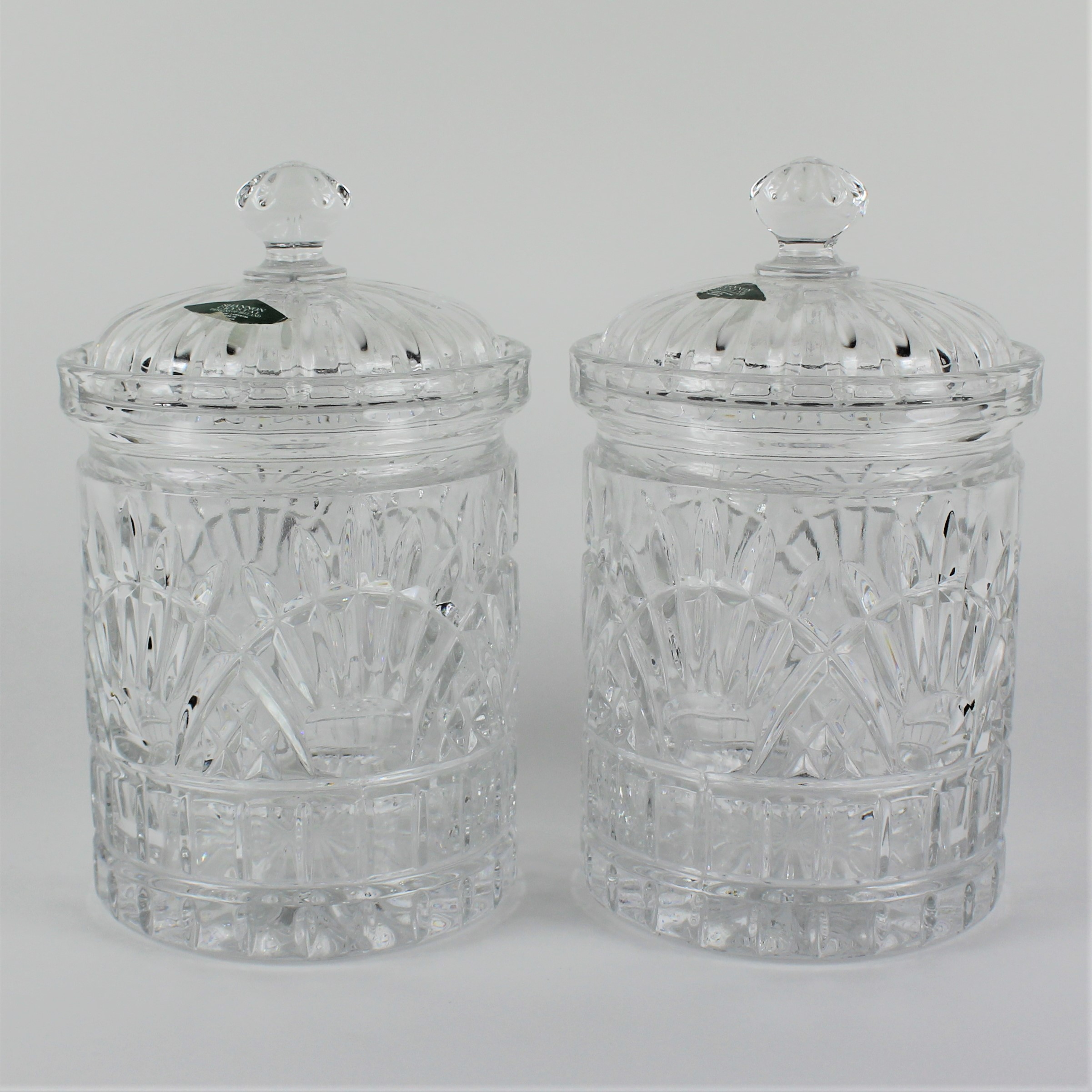 Shannon Crystal Biscuit Jars