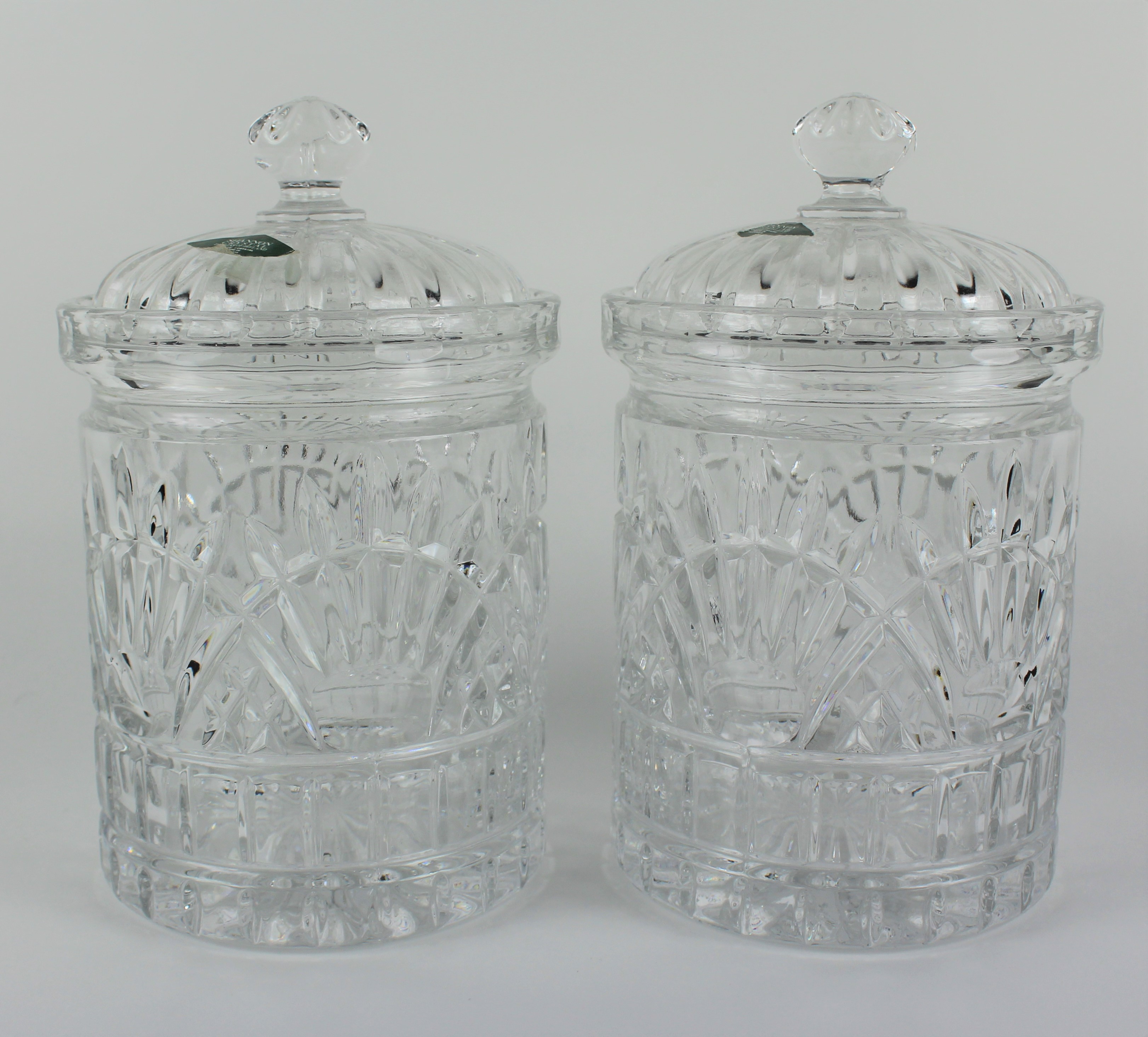 Shannon Crystal Biscuit Jars