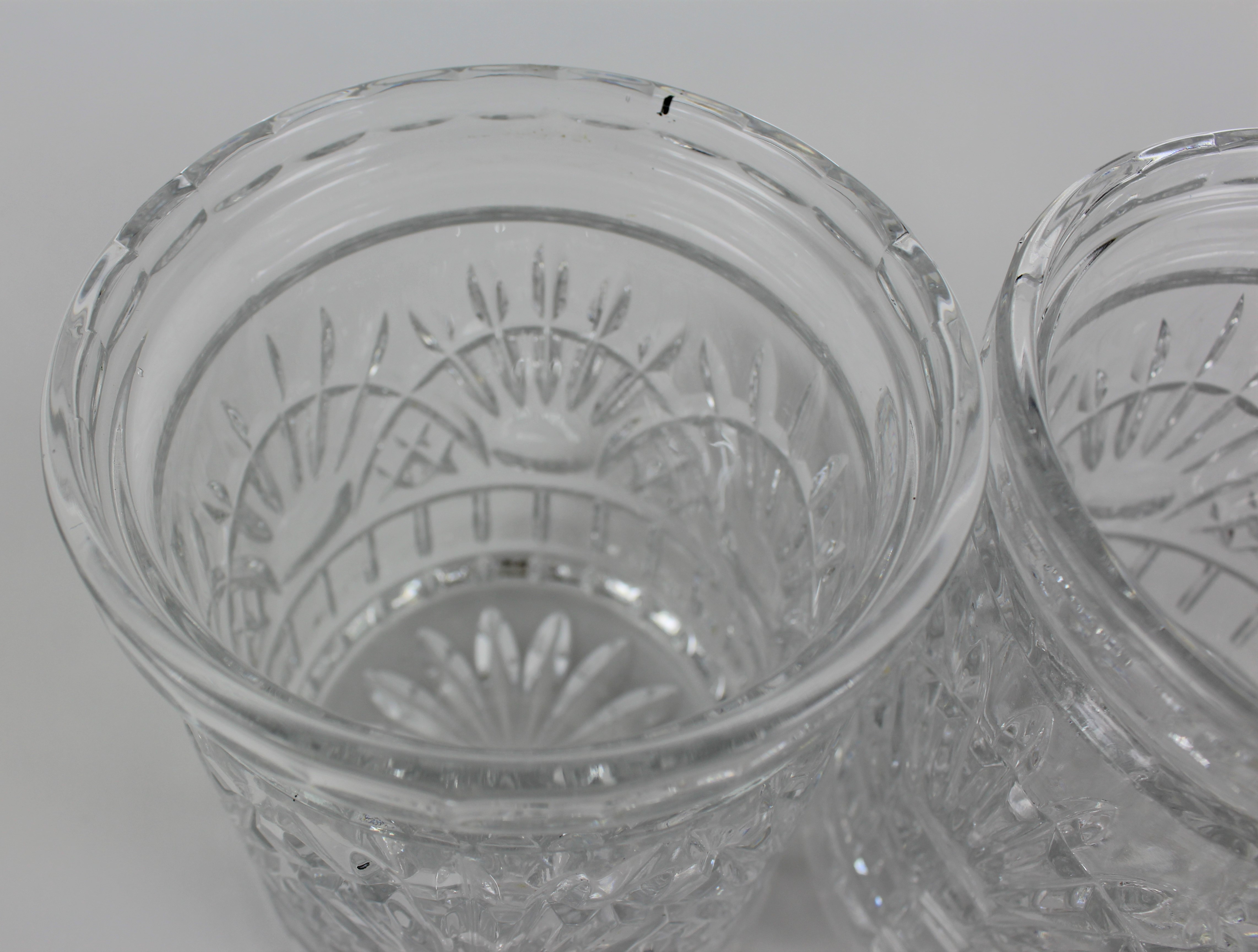 Shannon Crystal Biscuit Jars