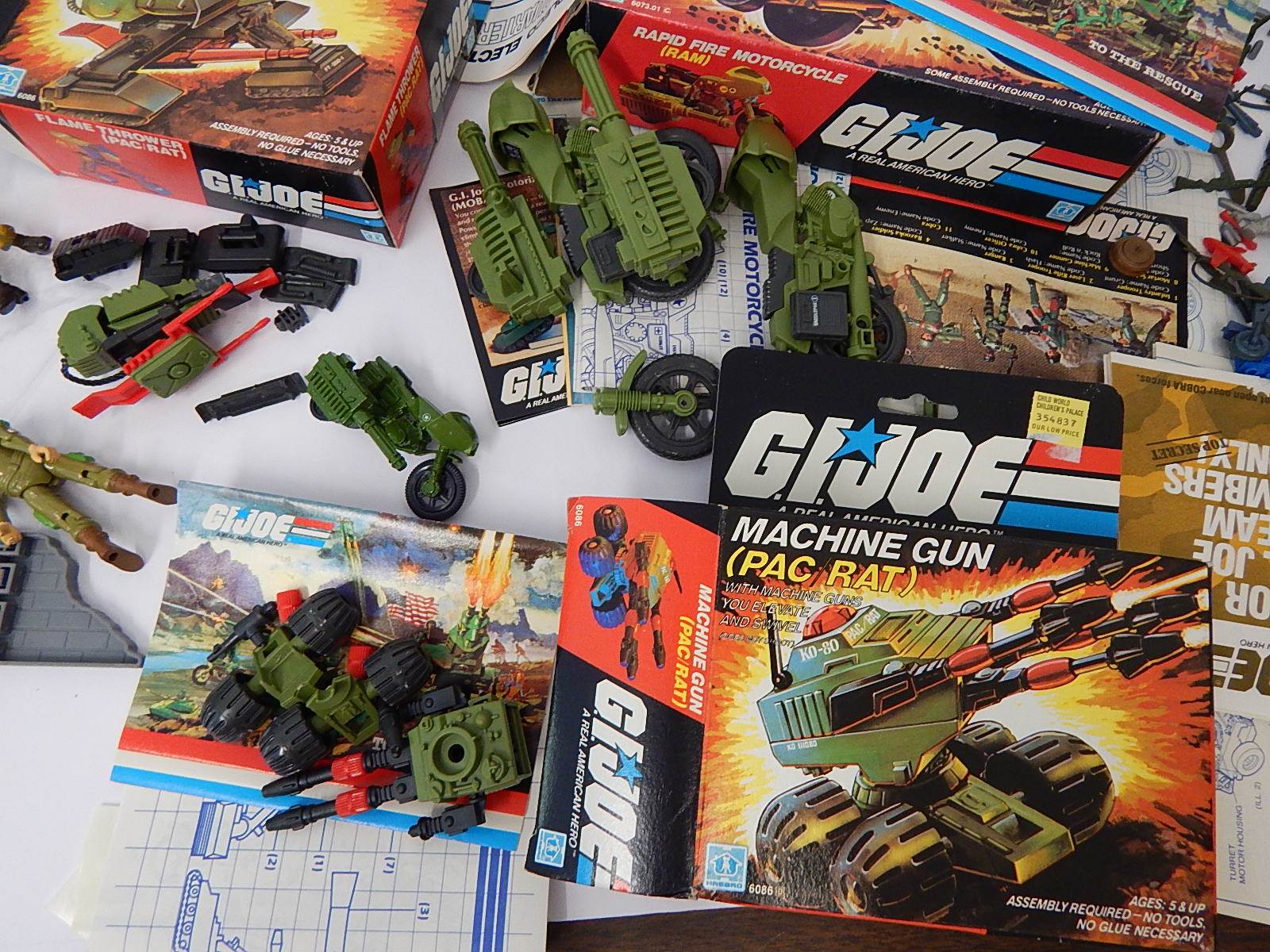 1980 Star Wars Command Center, GI Joe Toys with Original Boxes