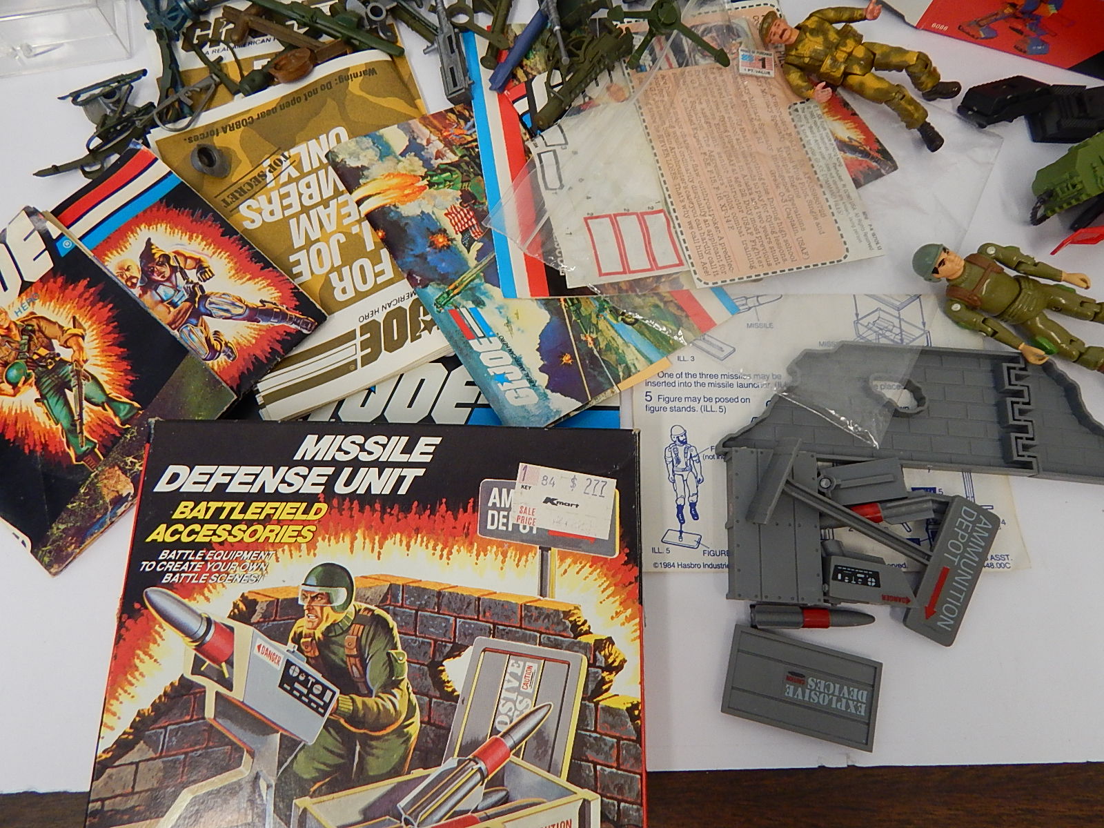 1980 Star Wars Command Center, GI Joe Toys with Original Boxes