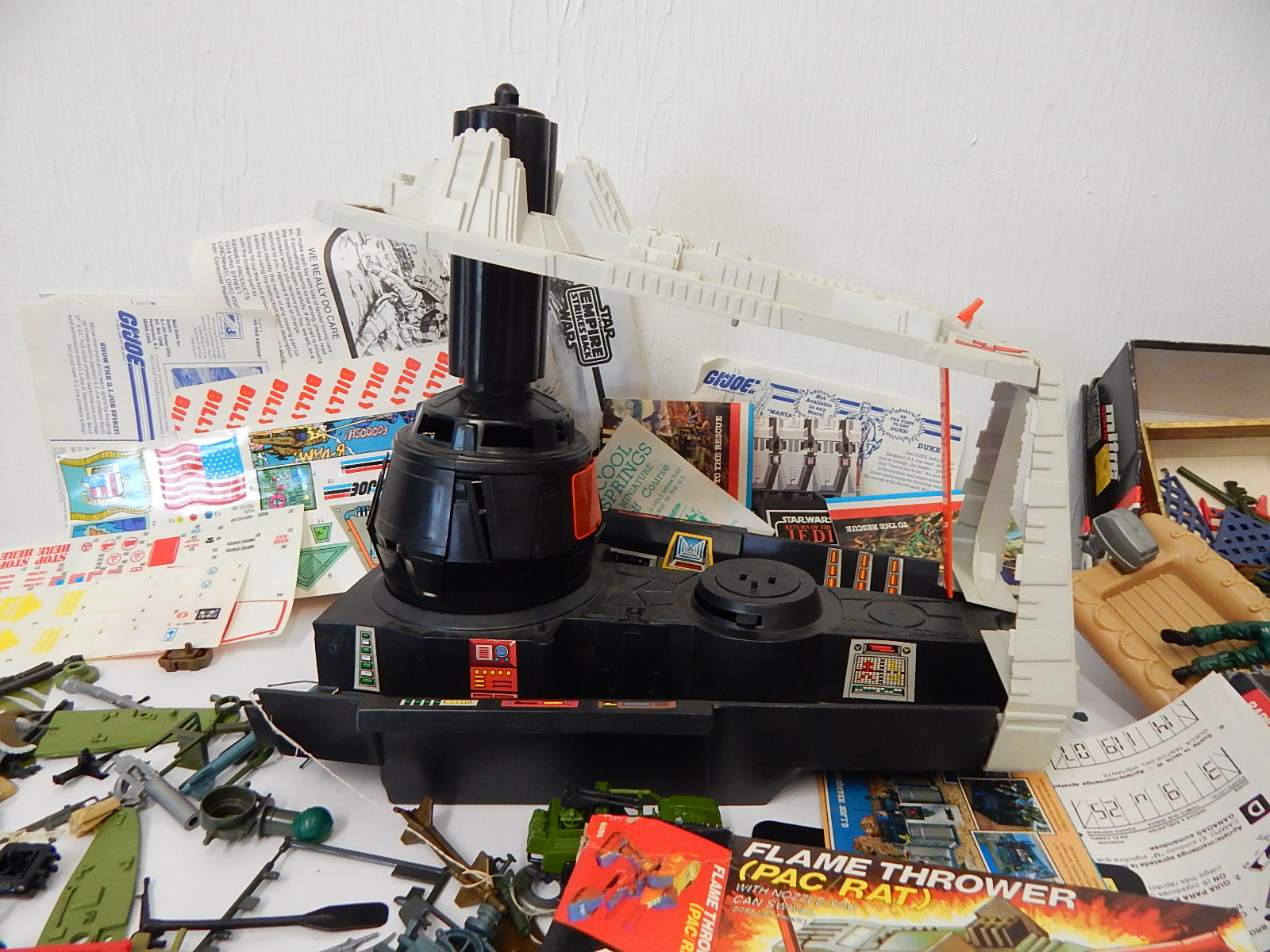 1980 Star Wars Command Center, GI Joe Toys with Original Boxes