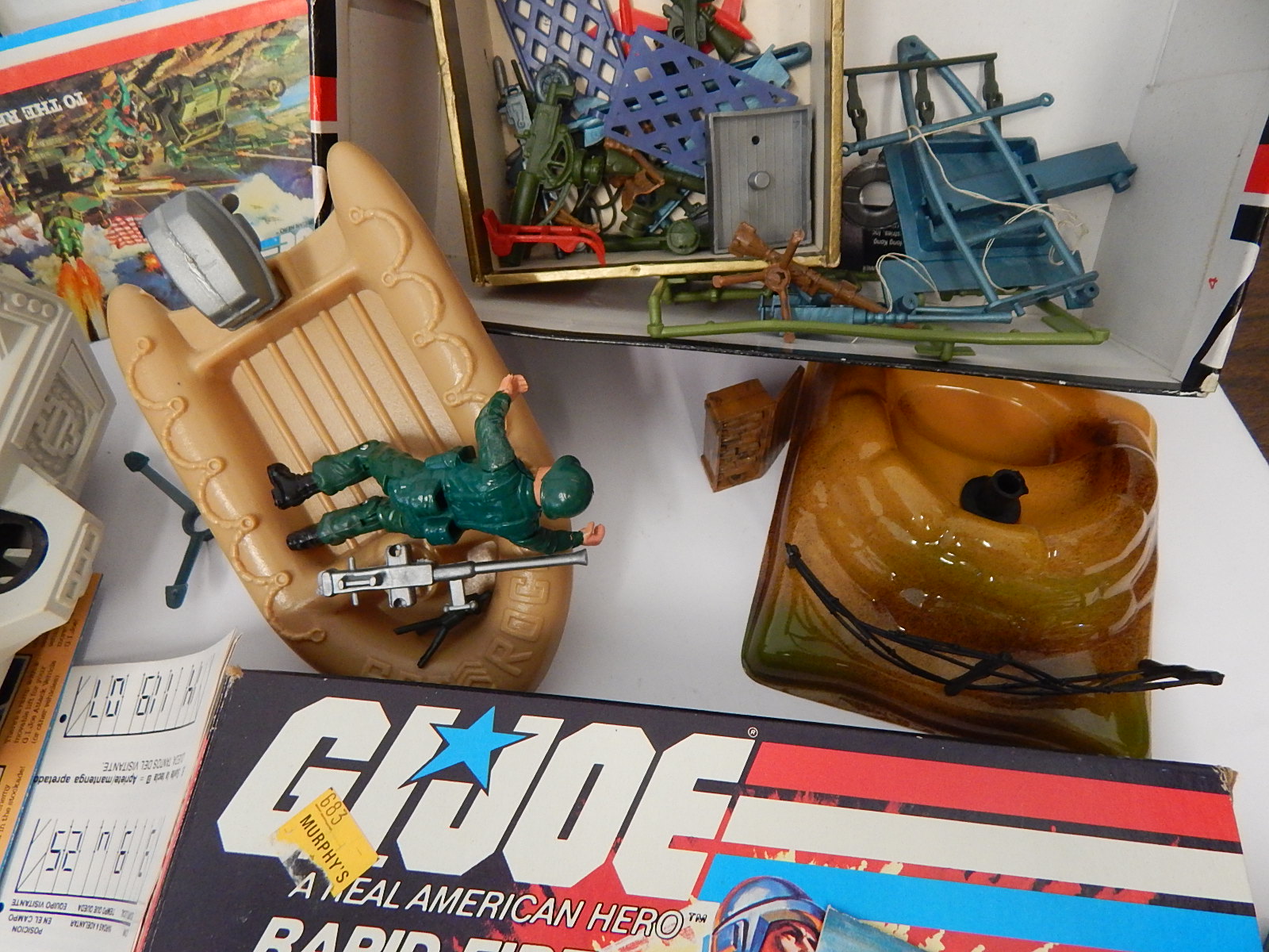 1980 Star Wars Command Center, GI Joe Toys with Original Boxes