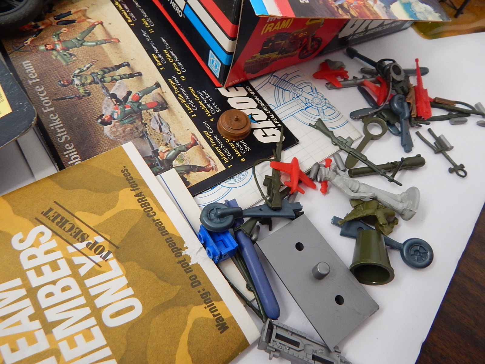 1980 Star Wars Command Center, GI Joe Toys with Original Boxes