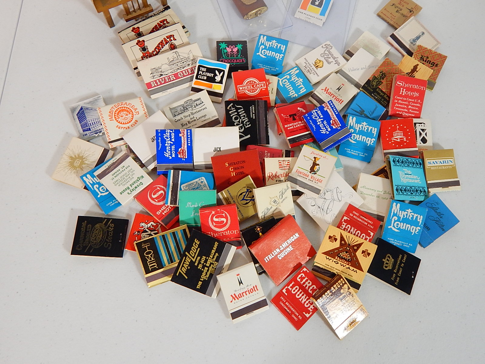 Las Vegas Collectibles with Matchbooks and Ash Receivers