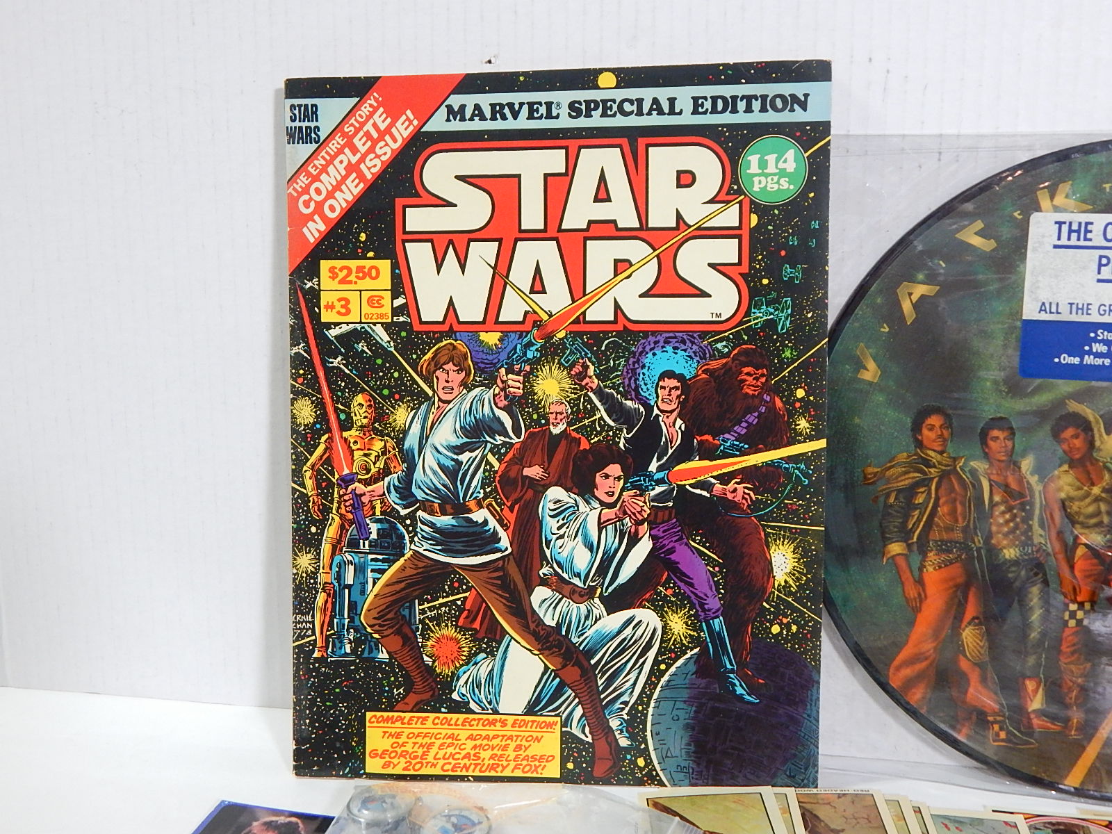 Star Wars Collectibles, Non-Sport Cards, 1984 CBS Michael Jackson Album,More