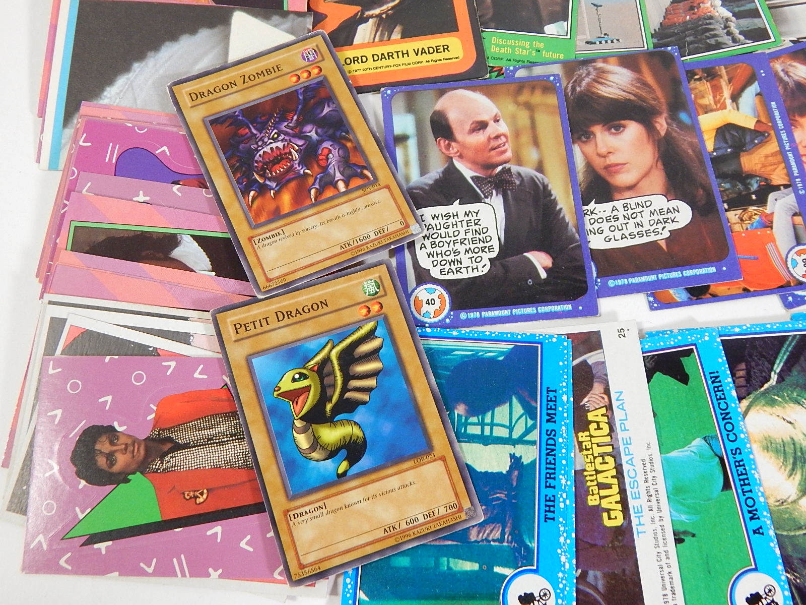 Star Wars Collectibles, Non-Sport Cards, 1984 CBS Michael Jackson Album,More