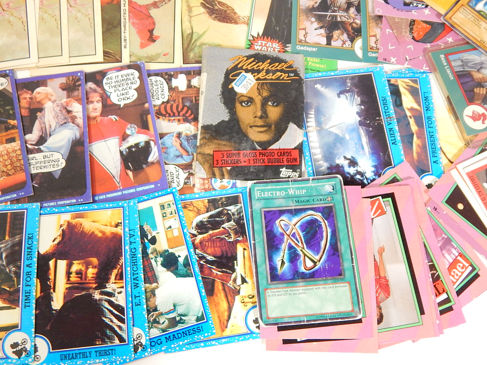 Star Wars Collectibles, Non-Sport Cards, 1984 CBS Michael Jackson Album,More